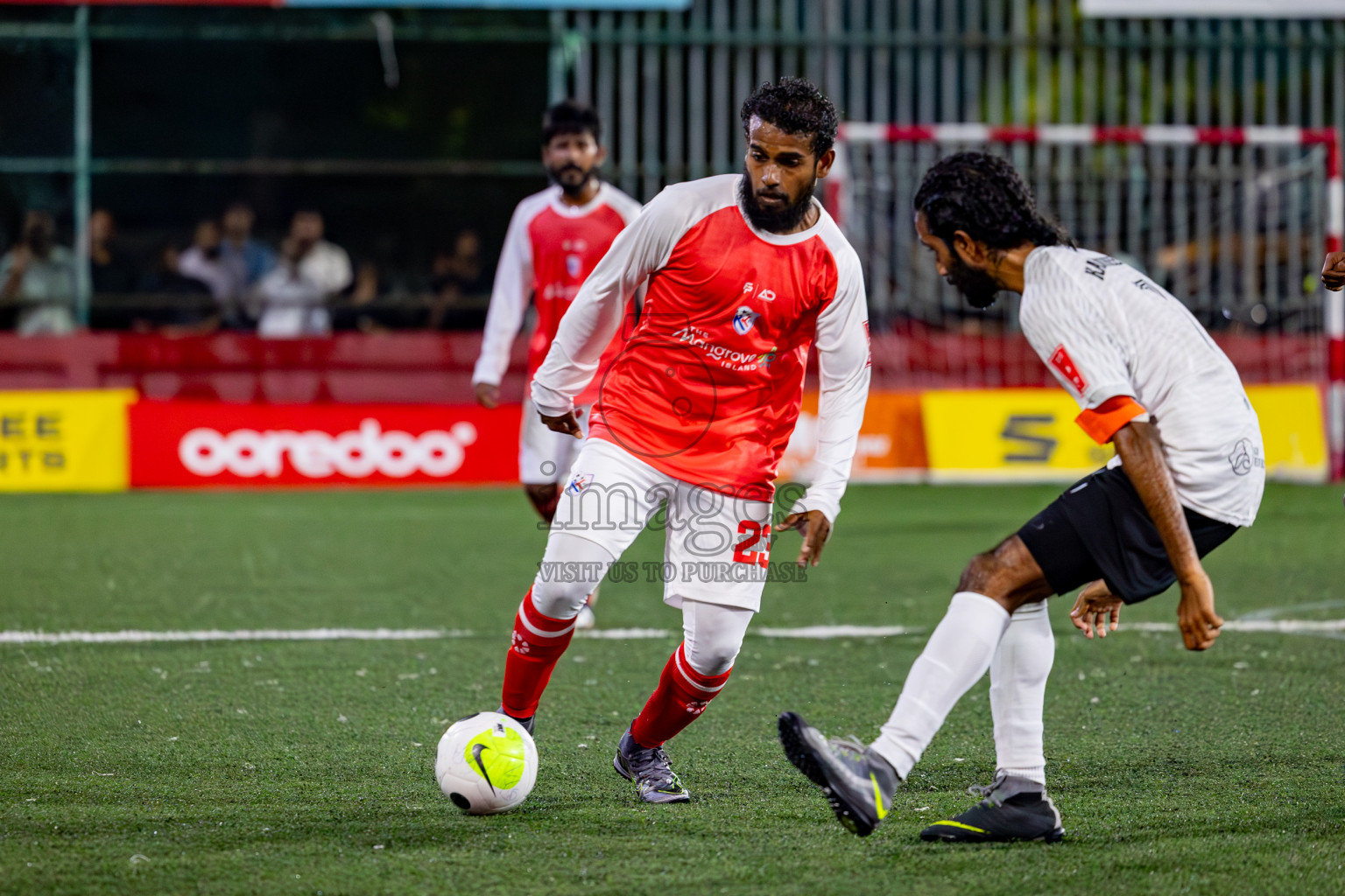 Sh. Kanditheemu vs N. Kendhikulhudhoo on Day 31 of Golden Futsal Challenge 2024, held on Friday, 16th February 2024 in Hulhumale', Maldives Photos: Hassan Simah / images.mv