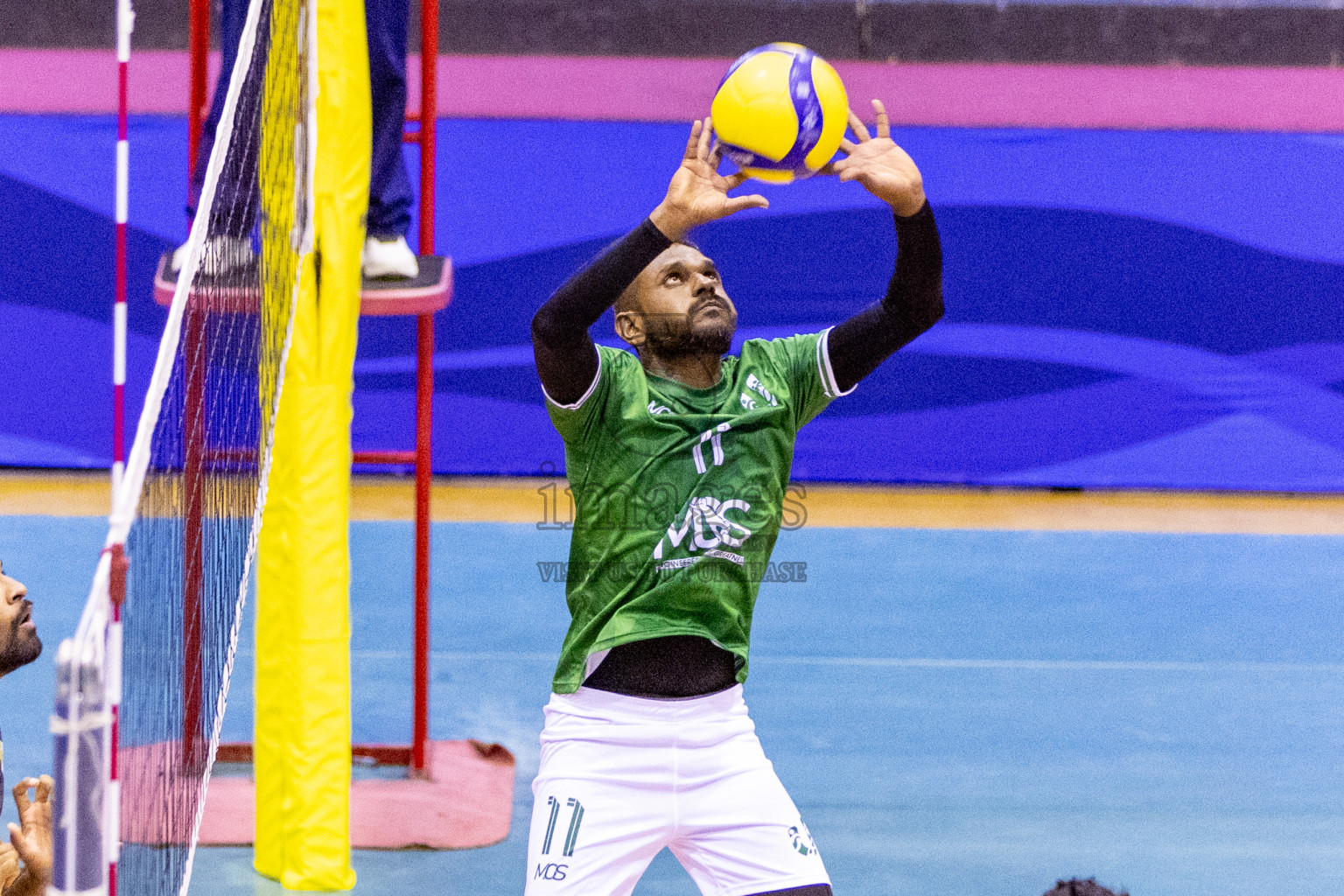 Final of Men's Division of Volleyball Association Cup 2023 held in Male', Maldives on Wednesday, 10th January 2024 at Social Center Indoor Hall Photos By: Nausham Waheed /images.mv