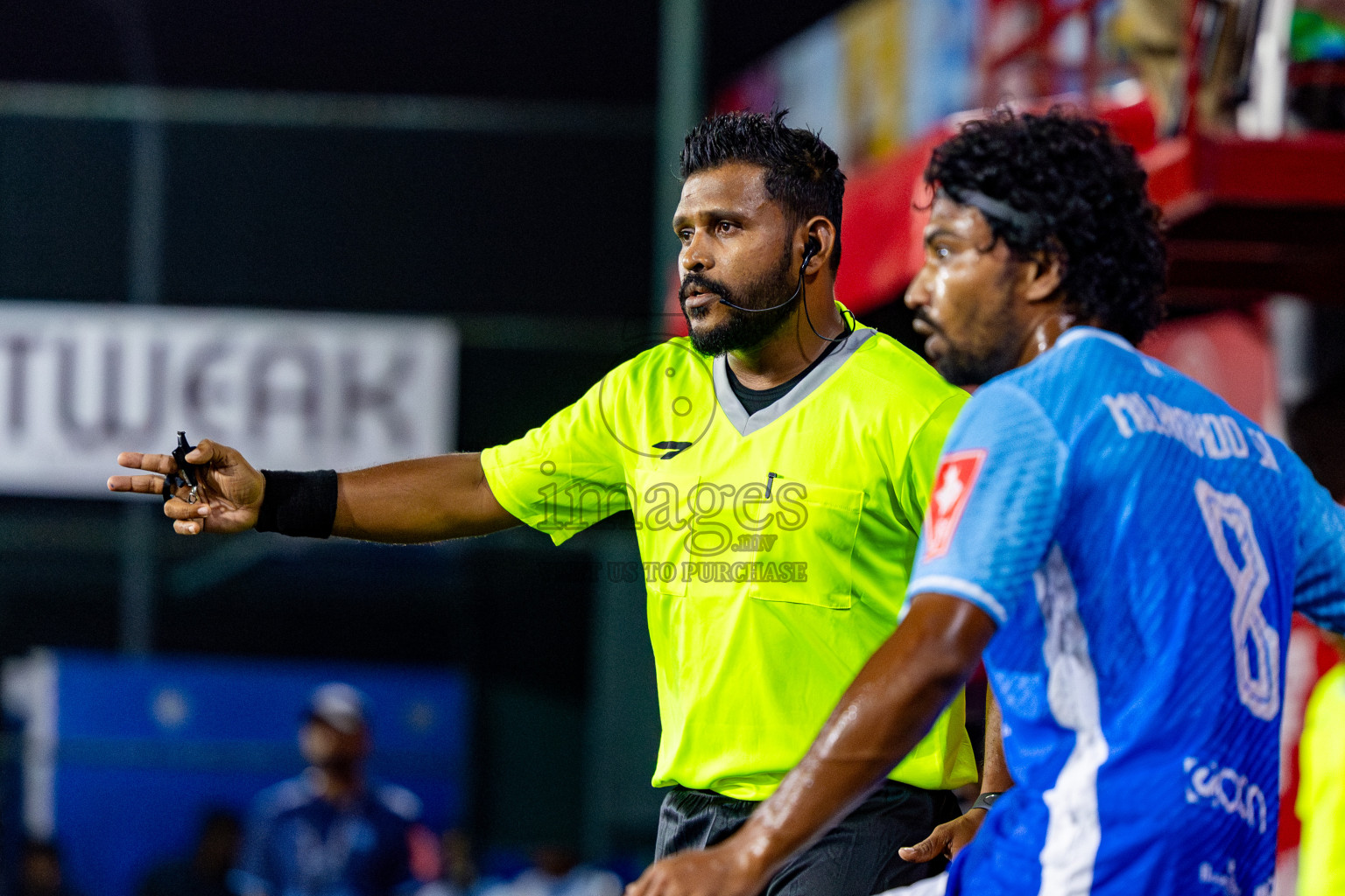 Sh Kanditheemu vs Sh Milandhoo in Day 11 of Golden Futsal Challenge 2025 was held on Wednesday, 15th January 2025, in Hulhumale', Maldives Photos: Nausham Waheed / images.mv
