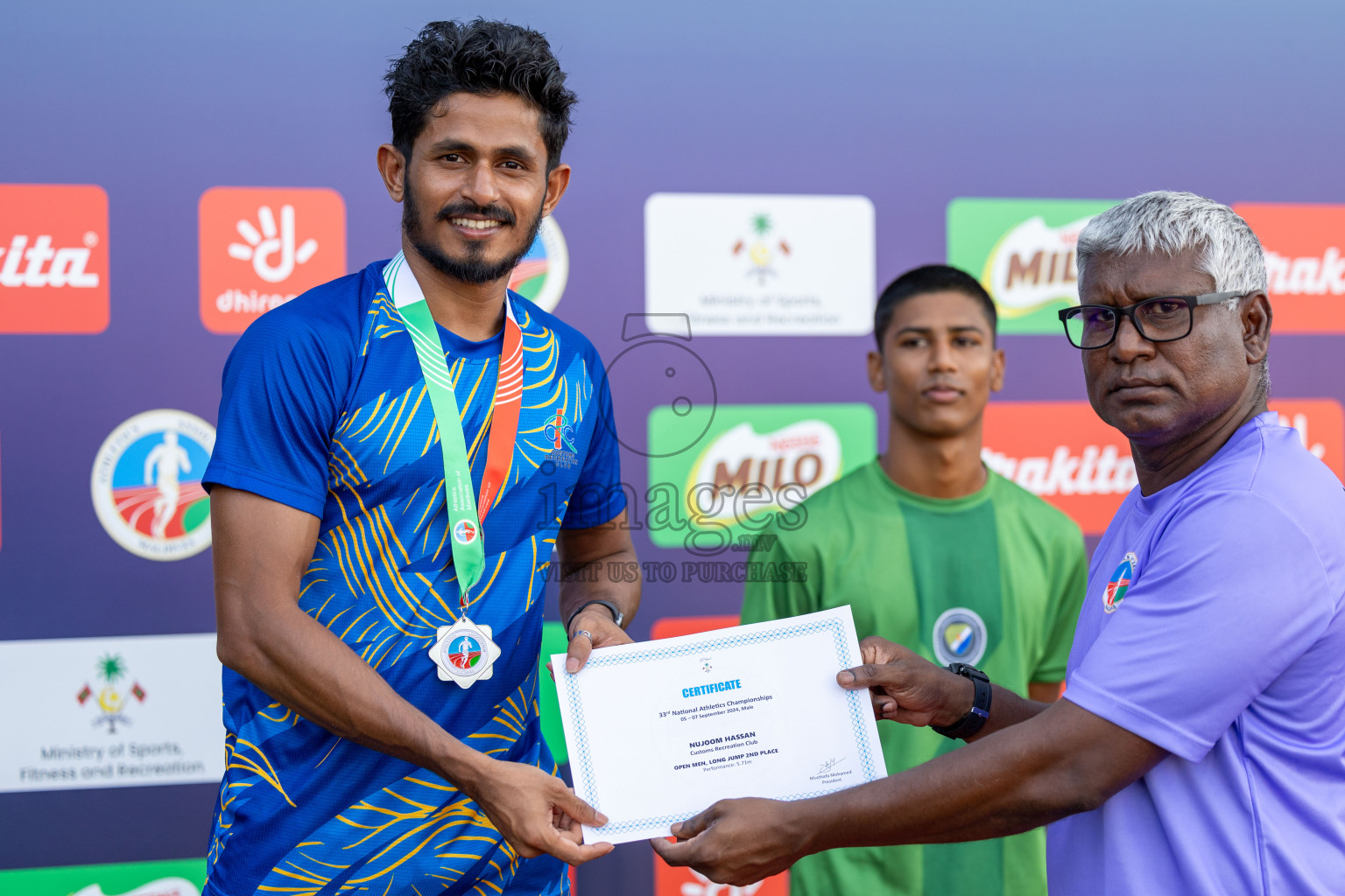 Day 3 of 33rd National Athletics Championship was held in Ekuveni Track at Male', Maldives on Saturday, 7th September 2024.
Photos: Suaadh Abdul Sattar / images.mv