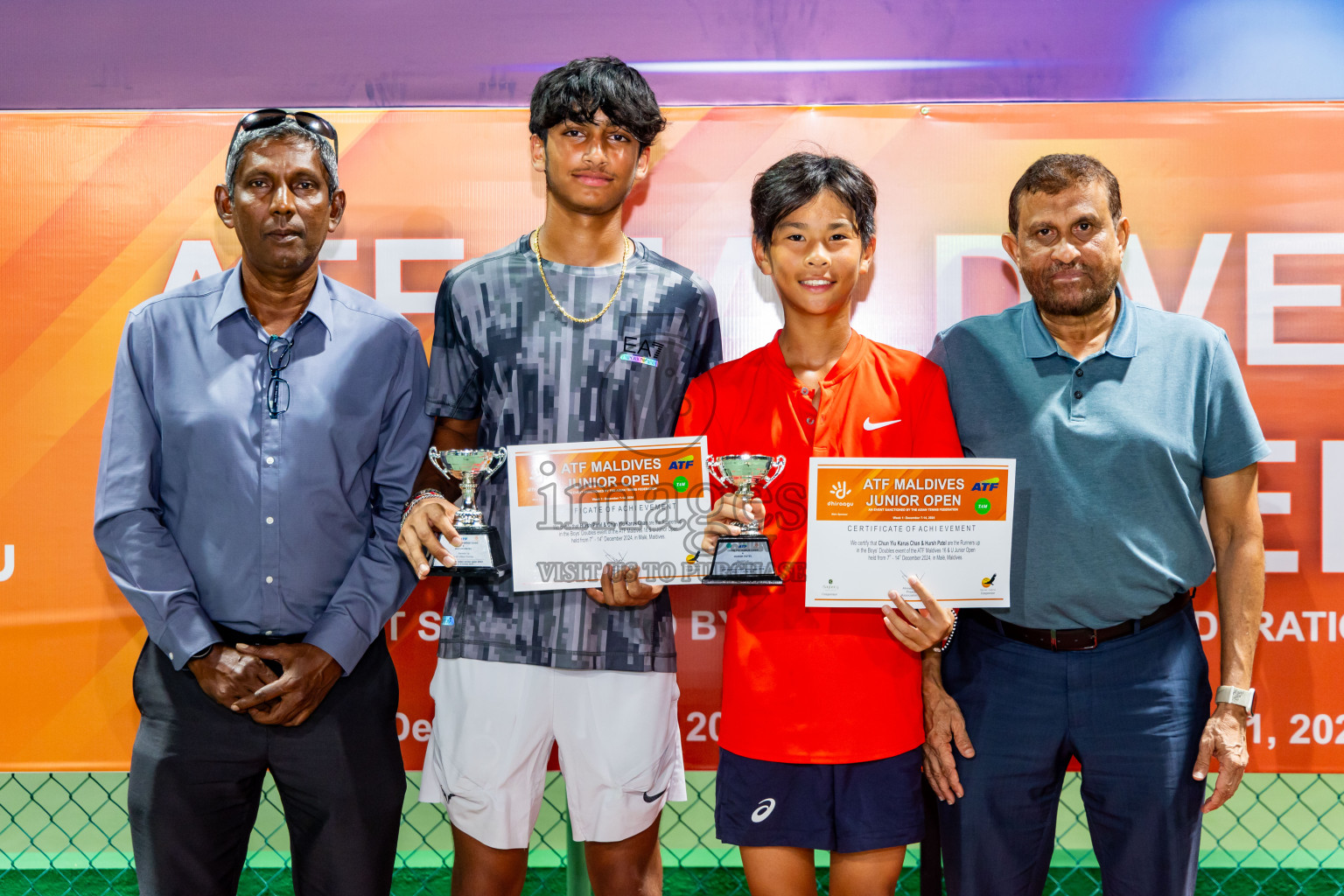 Day 4 of ATF Maldives Junior Open Tennis was held in Male' Tennis Court, Male', Maldives on Thursday, 12th December 2024. Photos: Nausham Waheed/ images.mv