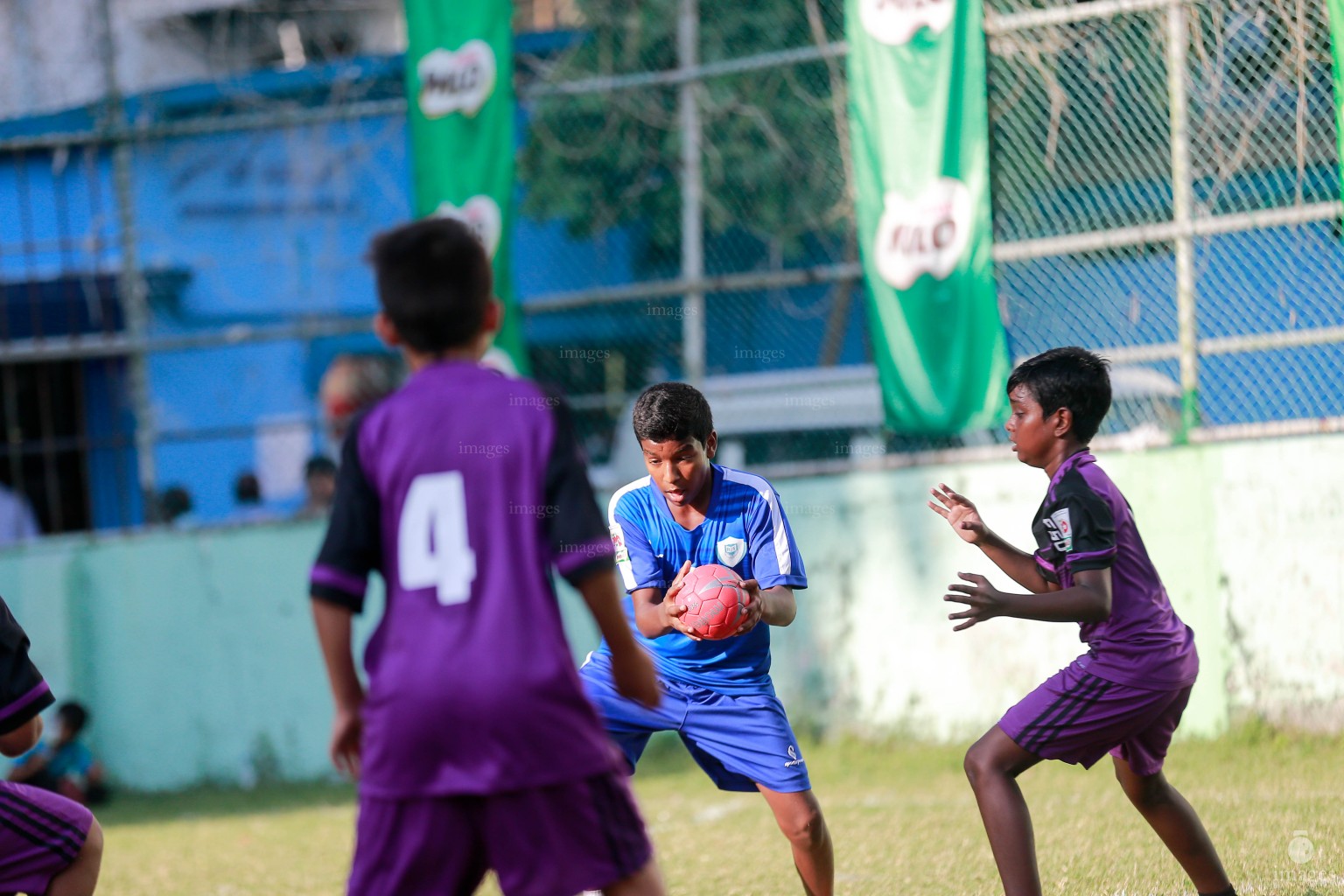 Inter school Handball Tournament in Male', Maldives, Friday, April. 15, 2016.(Images.mv Photo/ Hussain Sinan).