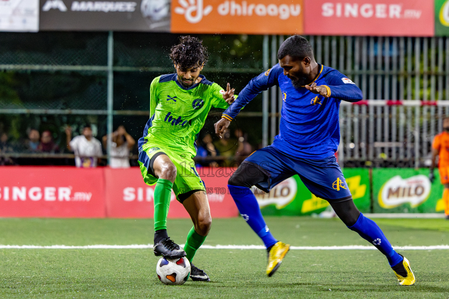 Customs rc vs Club Immigration in Club Maldives Cup 2024 held in Rehendi Futsal Ground, Hulhumale', Maldives on Wednesday, 2nd October 2024. Photos: Nausham Waheed / images.mv