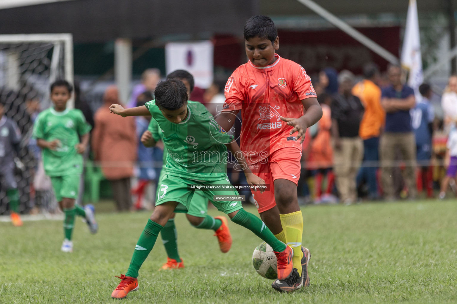 Day 1 of Nestle kids football fiesta, held in Henveyru Football Stadium, Male', Maldives on Wednesday, 11th October 2023 Photos: Shut Abdul Sattar/ Images.mv