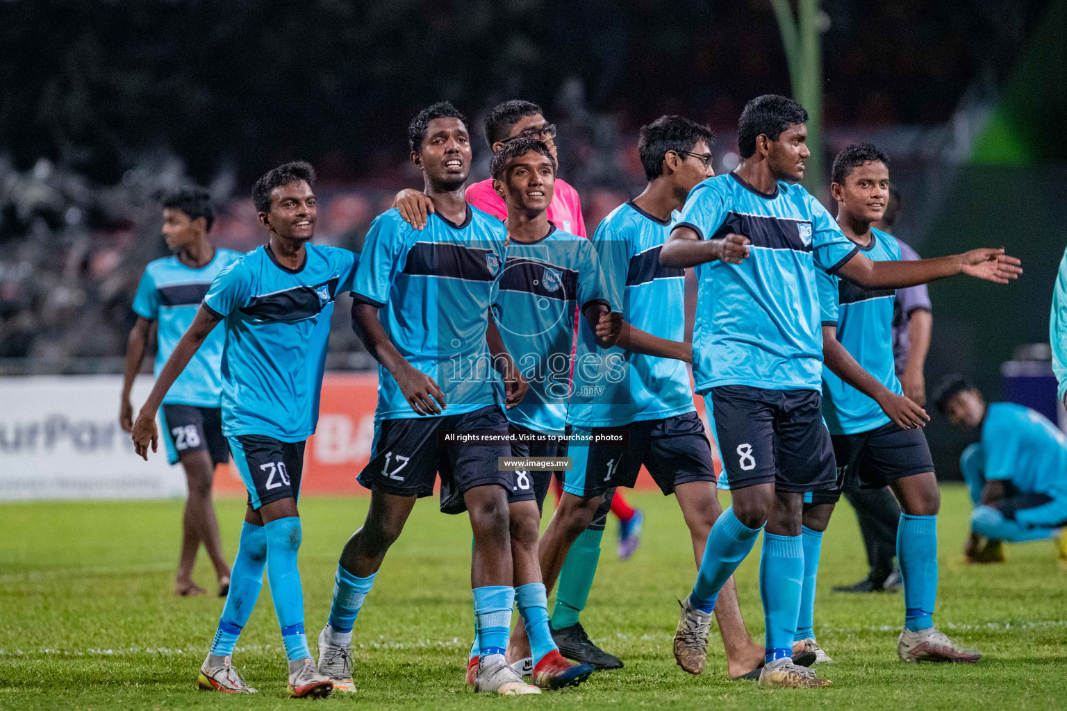Final of U17 Inter School Football Tournament of Kalaafaanu School vs Rehendhi School held in Male', Maldives on 10 Feb 2022 Photos: Nausham Waheed / images.mv