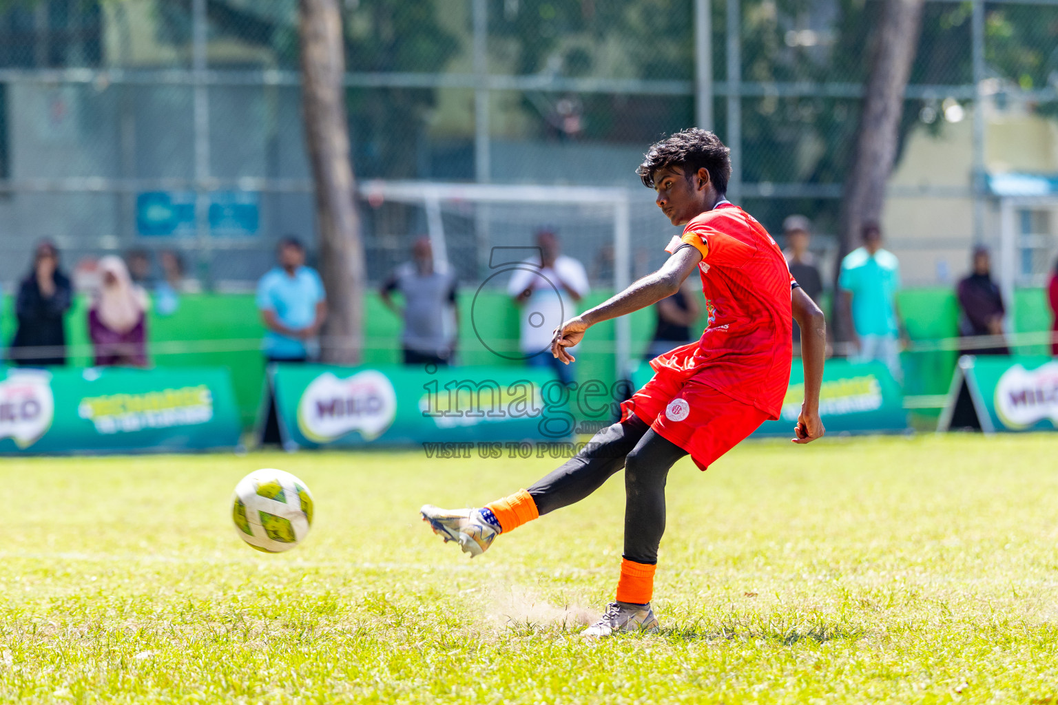 Day 5 of MILO Academy Championship 2025 (U14) was held on Monday, 3rd November 2025 at Henveiru Football Grounds, Male', Maldives . 

Photos: Mohamed Mahfooz Moosa / images.mv