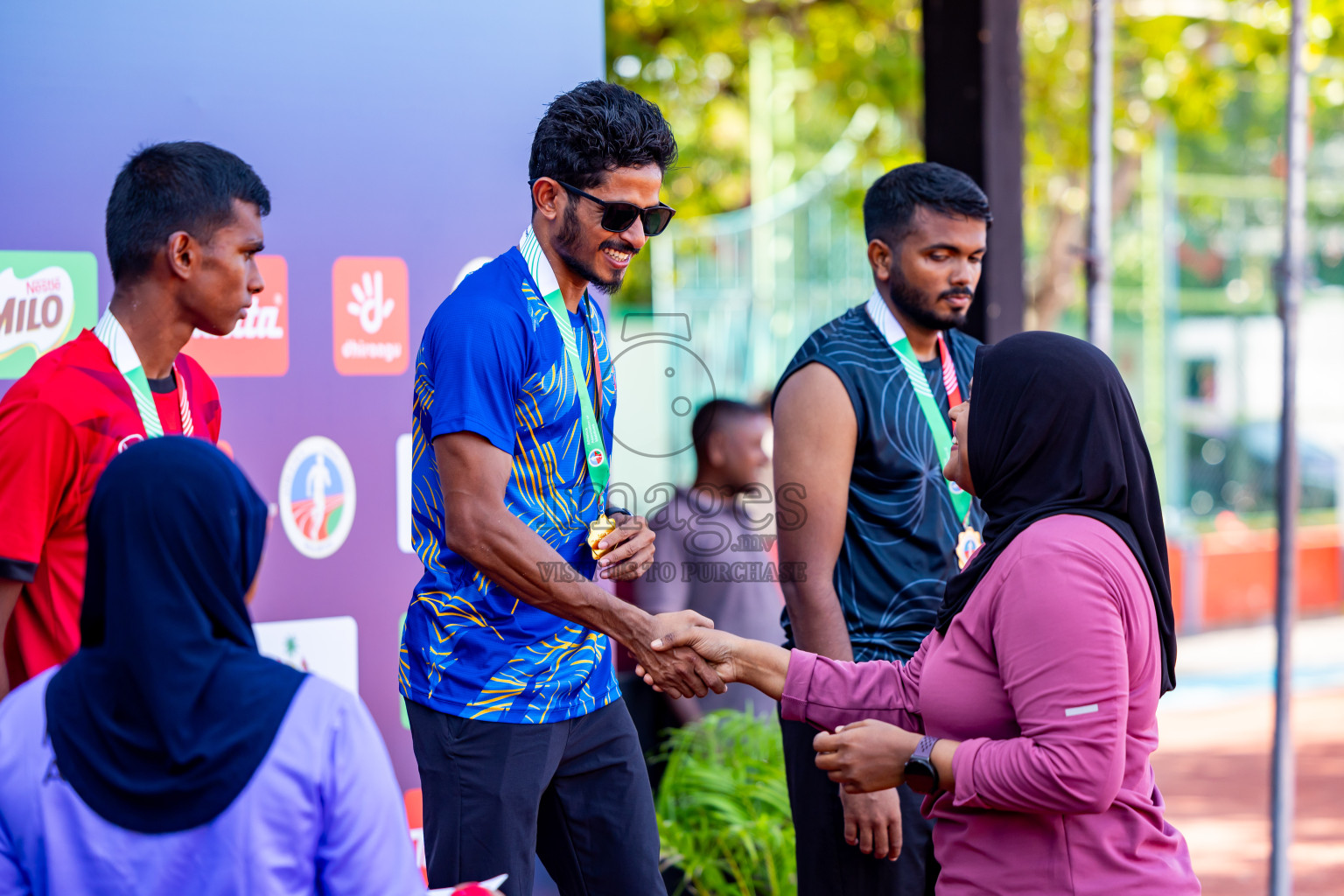 Day 1 of 33rd National Athletics Championship was held in Ekuveni Track at Male', Maldives on Thursday, 5th September 2024. Photos: Nausham Waheed / images.mv