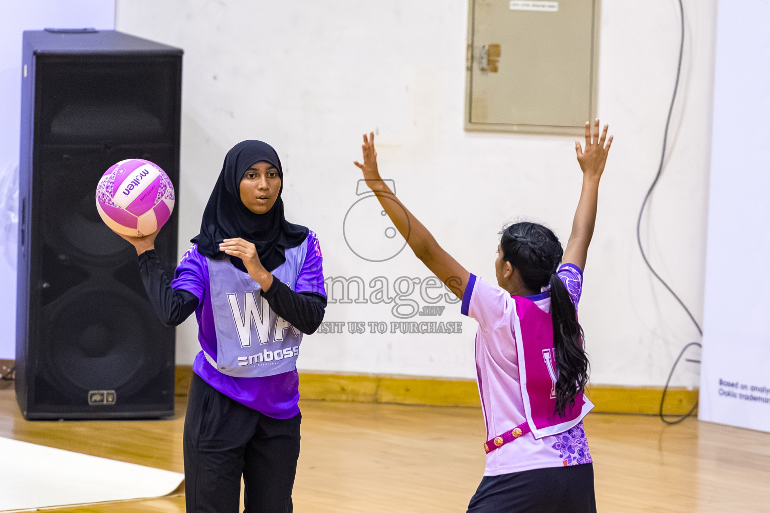 Day 9 of 24th Milo Netball Association Championship was held in Social Center at Male', Maldives on Tuesday, 9th September 2025. Photos: Mohamed Mahfooz Moosa / images.mv