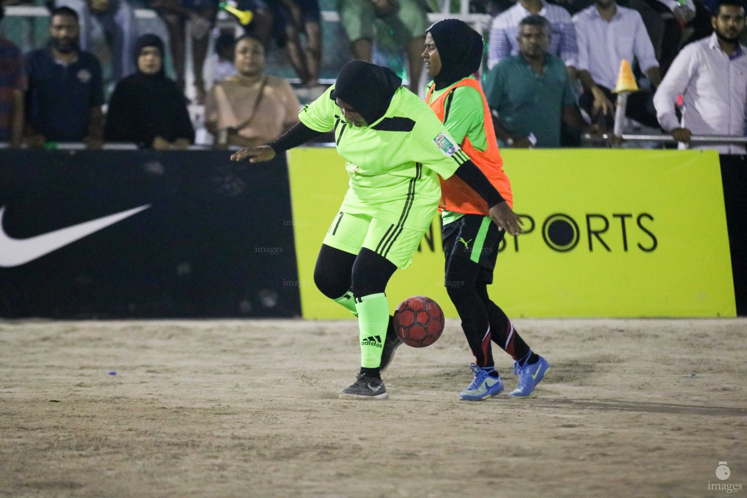 Day 9 of Club Maldives Cup Futsal Tournament in Male', Maldives, Saturday, April. 02, 2016.(Images.mv Photo/ Hussain Sinan).