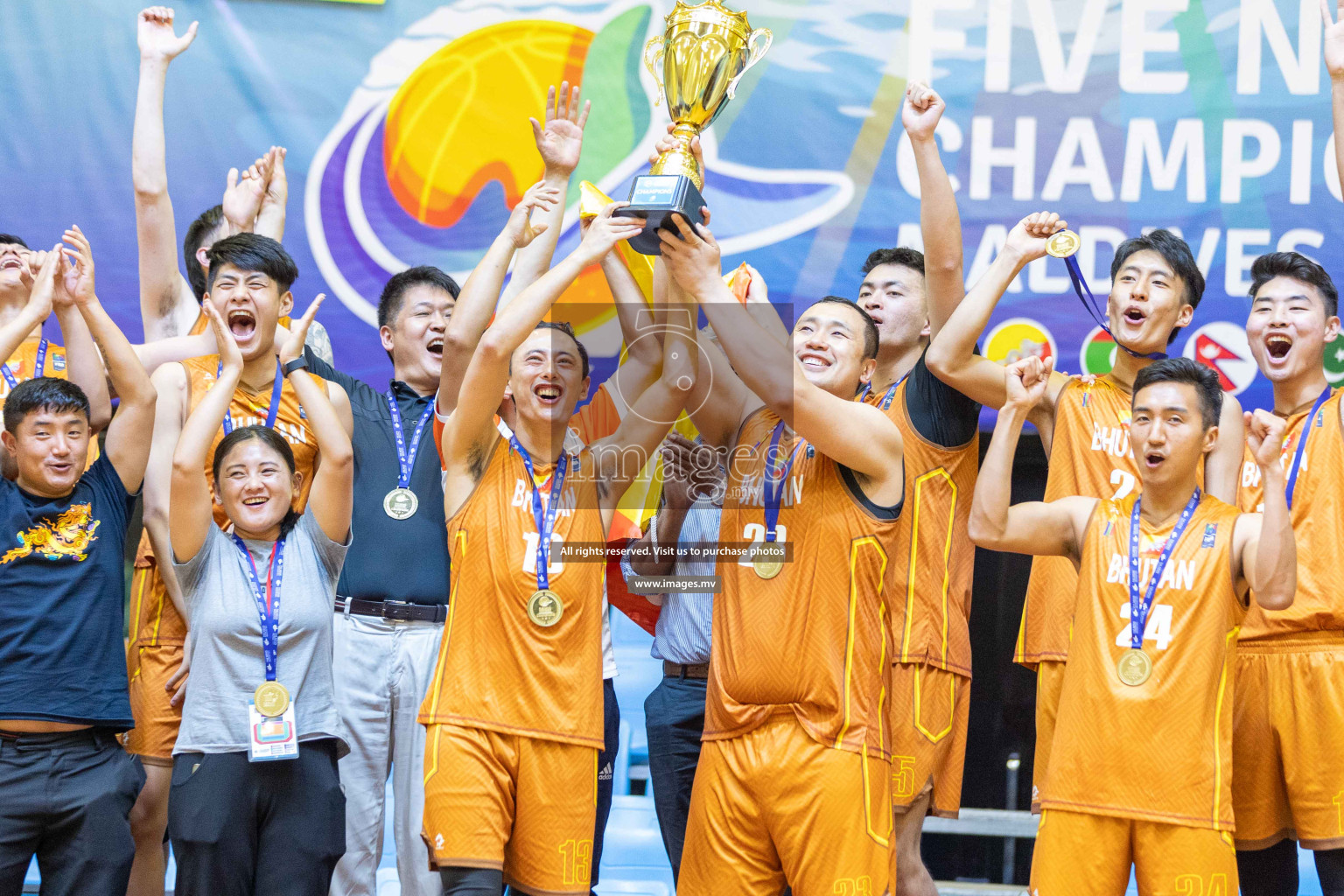 Bangladesh vs Bhutan in the final of Five Nation Championship 2023 was held in Social Center, Male', Maldives on Thursday, 22nd June 2023. Photos: Ismail Thoriq / images.mv