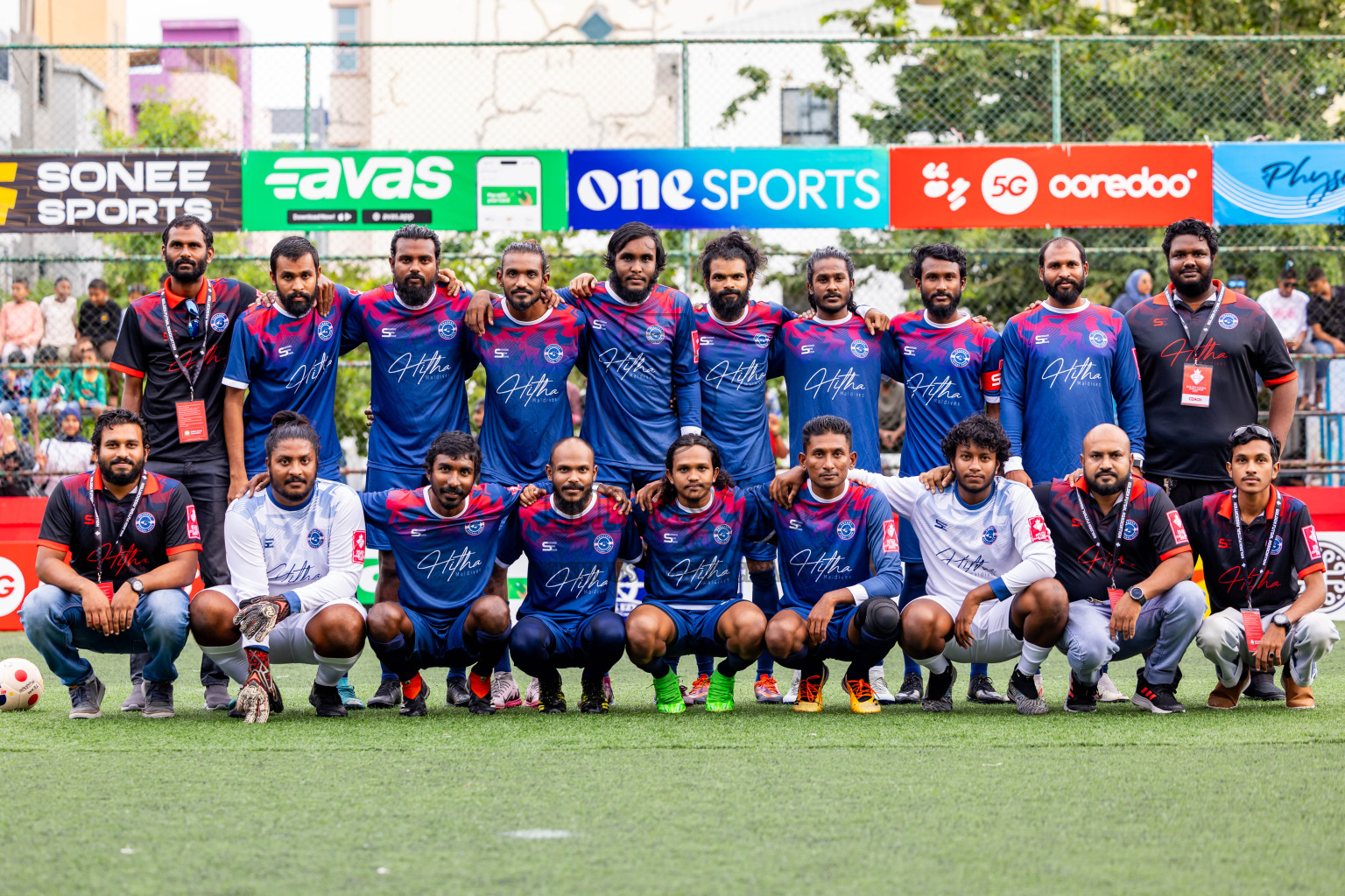 ADh Omadhoo VS ADh Mandhoo in Day 6 of Golden Futsal Challenge 2025 on Friday, 6th January 2025, in Hulhumale', Maldives Photos: Nausham Waheed / images.mv