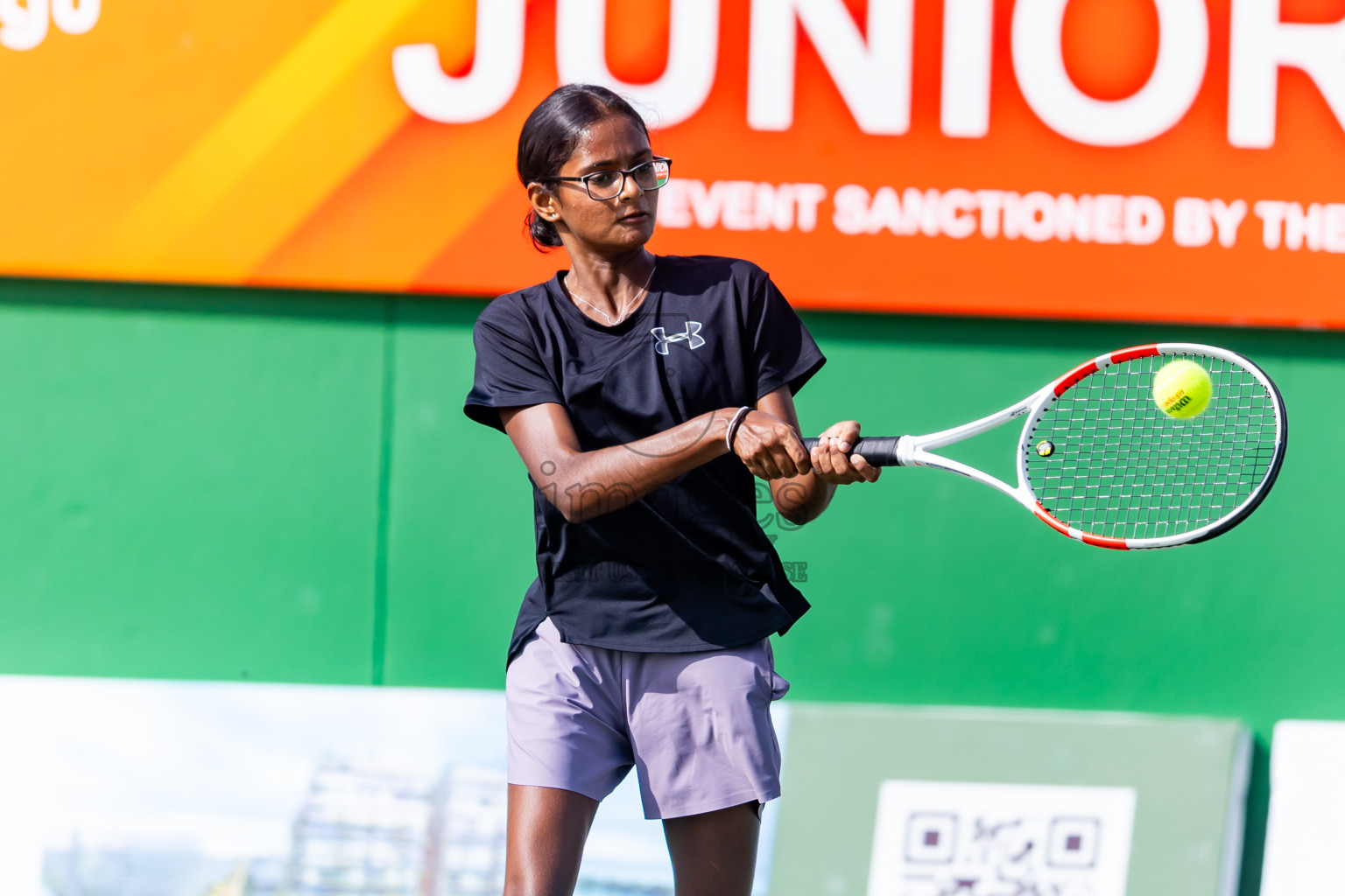 Day 8 of ATF Maldives Junior Open Tennis was held in Male' Tennis Court, Male', Maldives on Thursday, 19th December 2024. Photos: Nausham Waheed/ images.mv