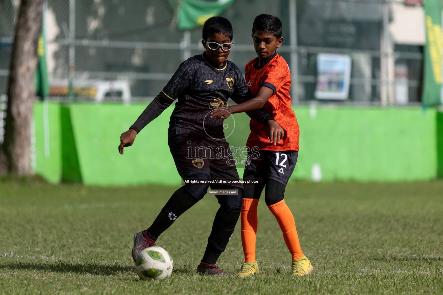 Day 1 of MILO Academy Championship 2023 (U12) was held in Henveiru Football Grounds, Male', Maldives, on Friday, 18th August 2023. Photos: Mohamed Mahfooz Moosa / images.mv