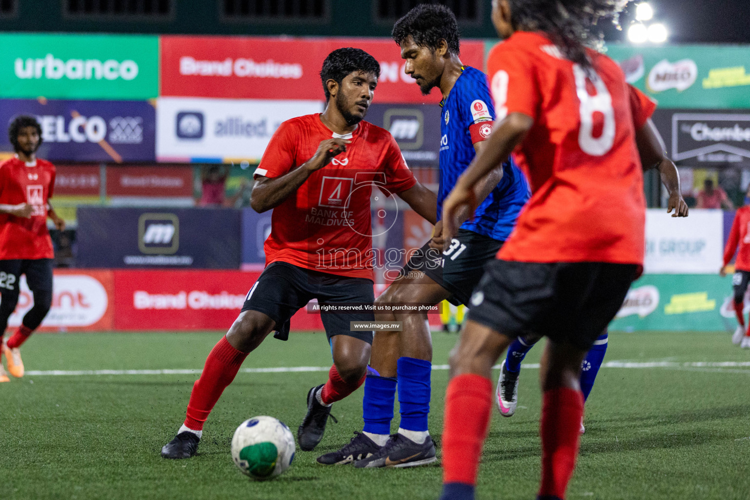 STELCO vs United BML in Quarter Final of Club Maldives Cup 2023 held in Hulhumale, Maldives, on Saturday, 12th August 2023Photos: Nausham Waheed