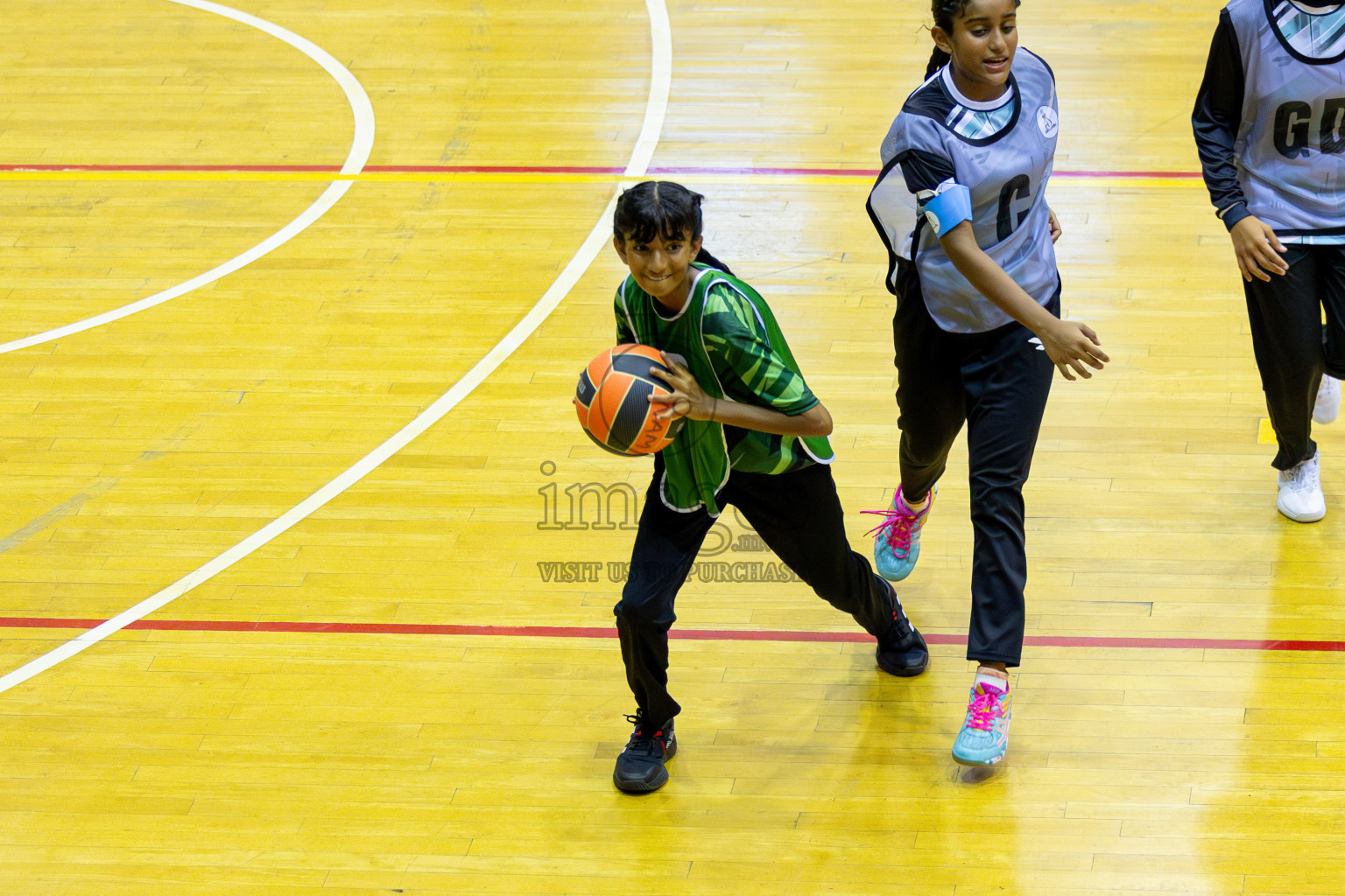 Day 2 of 25th Inter-School Netball Tournament was held in Social Center at Male', Maldives on Saturday, 10th August 2024. Photos: Nausham Waheed/ Mohamed Mahfooz Moosa / images.mv