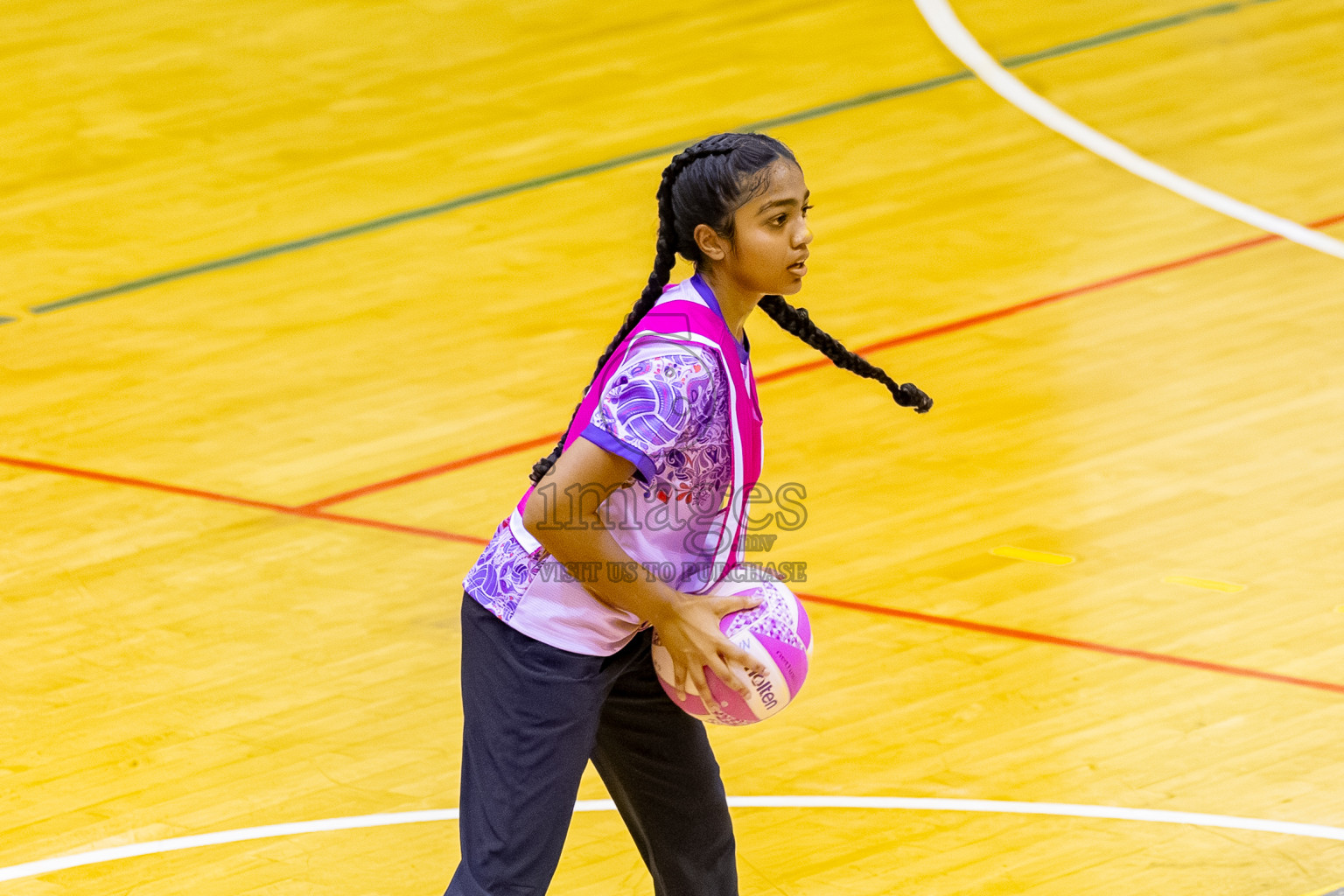 MV Netters vs N Sports A in Day 3 of 24th Milo Netball Association Championship held in Social Center at Male', Maldives on Wednesday, 3rd September 2025. Photos: Mohamed MahfoozMoosa / images.mv