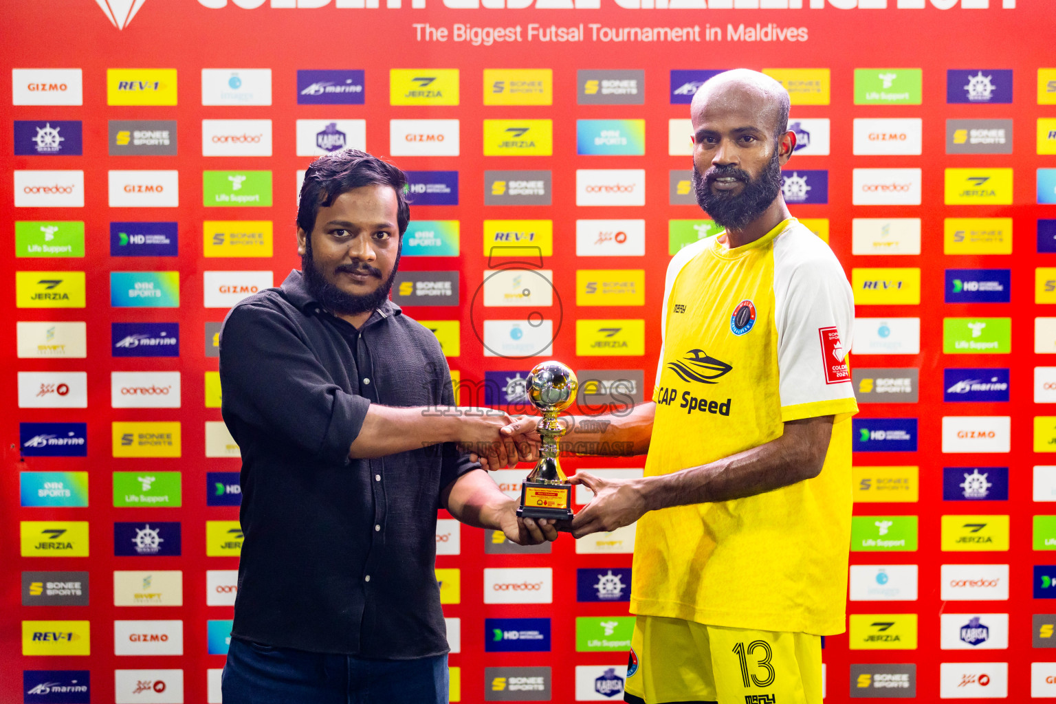 M Mulah vs M Kolhufushi in Day 28 of Golden Futsal Challenge 2024 was held on Sunday , 11th February 2024 in Hulhumale', Maldives Photos: Nausham Waheed / images.mv