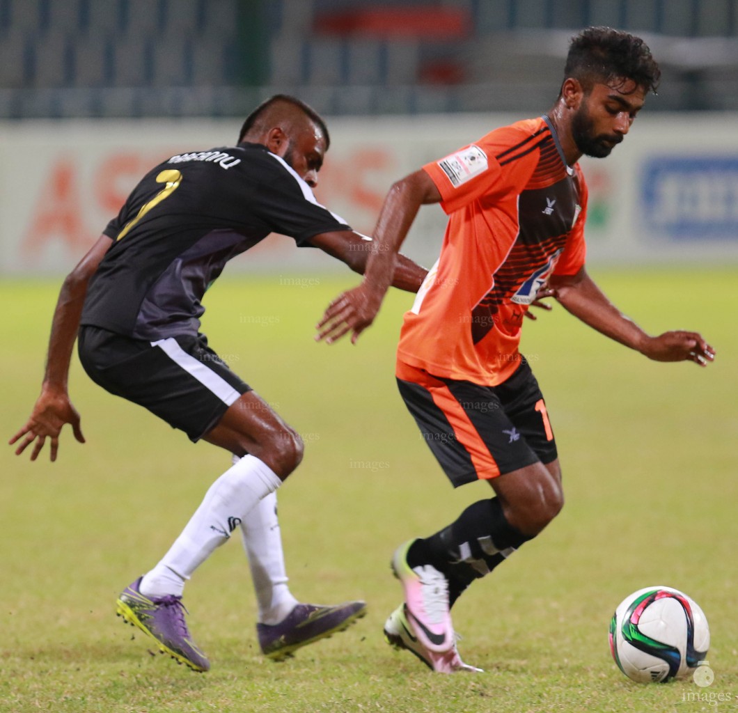 Club Eagles vs BG Sports Club in the second round of Ooredoo Dhivehi Premiere League. 2016 Male', Wednesday 3 August 2016. (Images.mv Photo: Abdulla Abeedh)