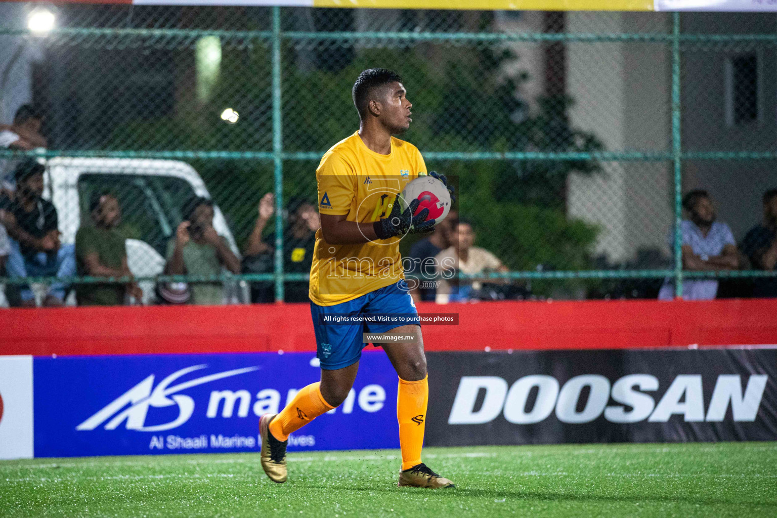 HDh. Mukundhoo vs HDh. Nellaidhoo in Golden Futsal Challenge 2023 on 05 February 2023 in Hulhumale, Male, Maldives