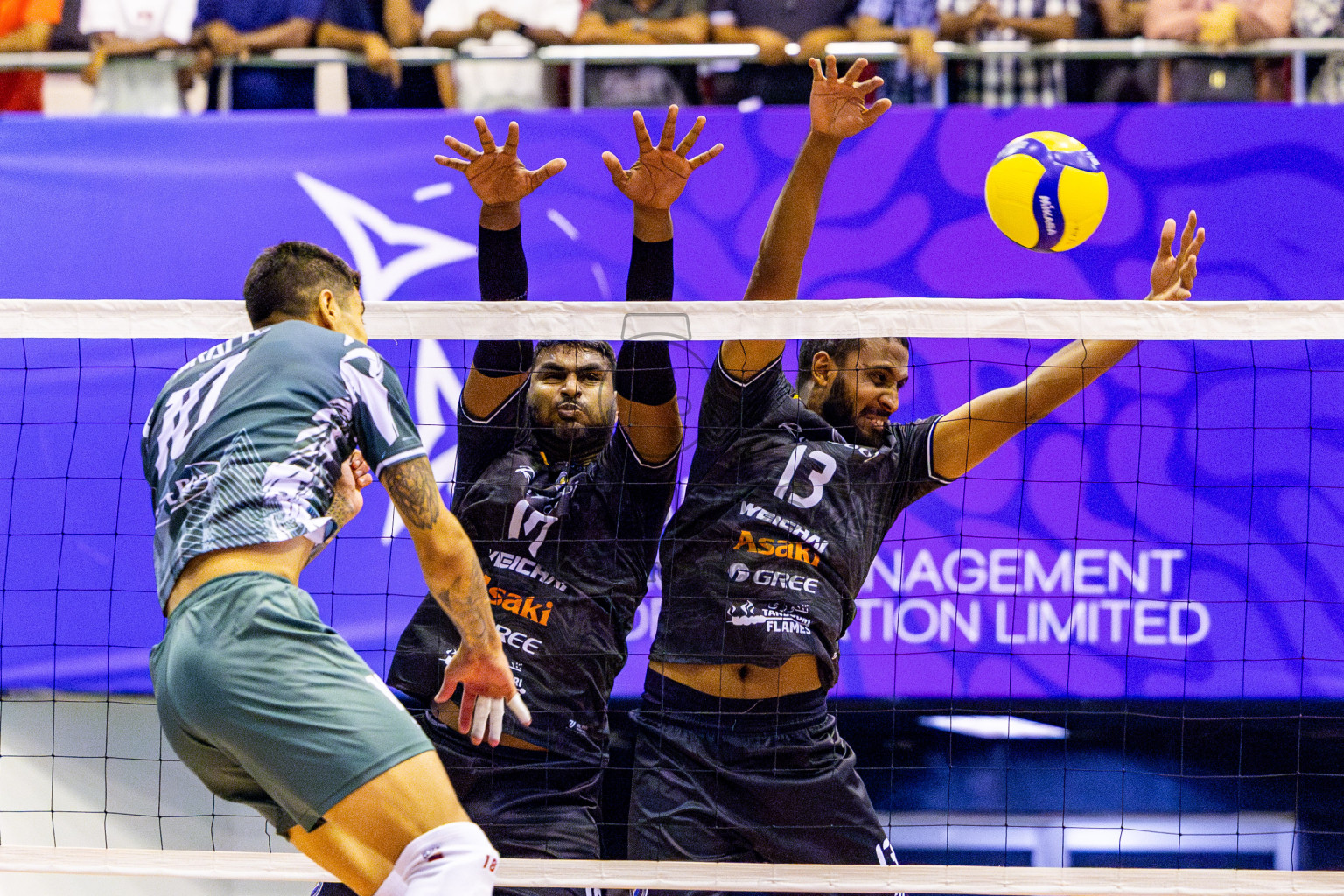 Dhivehi Sifainge Club vs Club HDC in the Final of MILO VAM Cup 2025 held in Male', Maldives on Wednesday, 2nd July 2025 at Social Center Indoor Hall Photos By: Nausham Waheed / images.mv