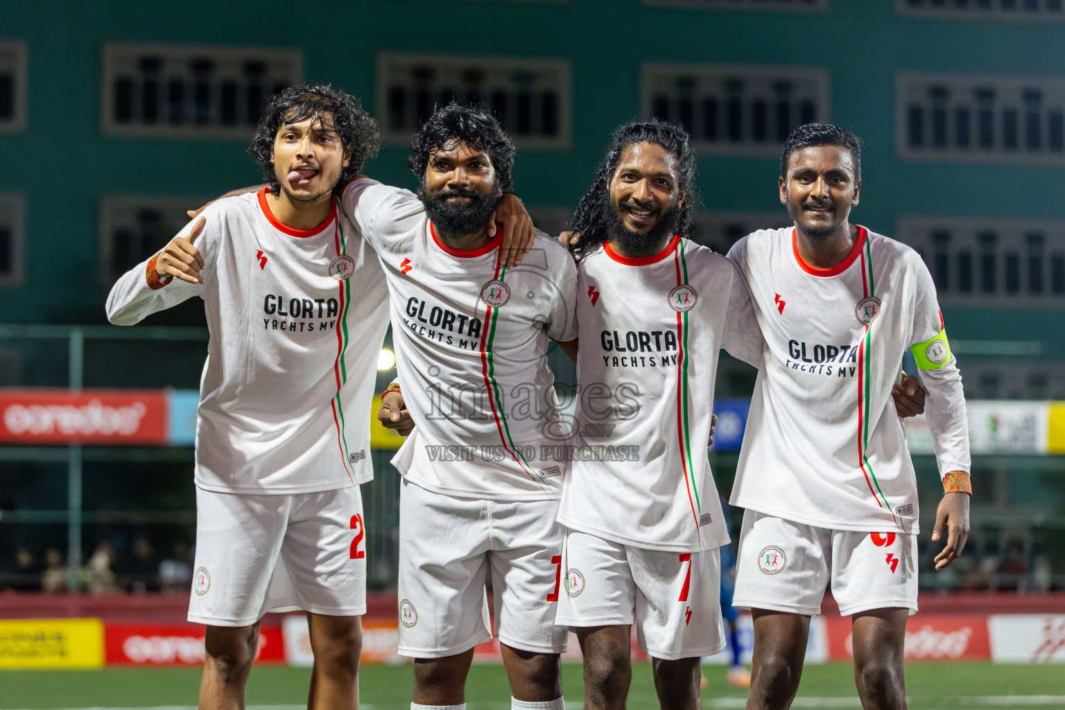 L Isdhoo vs L Mundoo in Day 20 of Golden Futsal Challenge 2024 was held on Saturday , 3rd February 2024 in Hulhumale', Maldives Photos: Nausham Waheed / images.mv