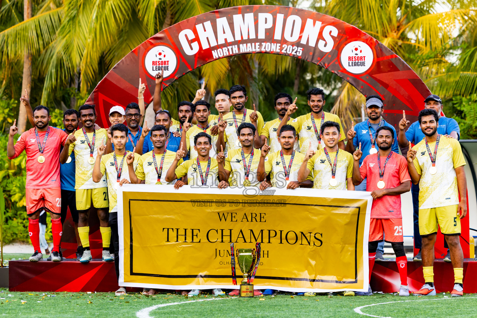 Jumeirah vs Varu in Final of Resort League 2025 (North Male Zone) was held on Saturday, 27th September 2025 in One And Only Reethi Rah Maldives Resort, Photos: Nausham Waheed / images.mv