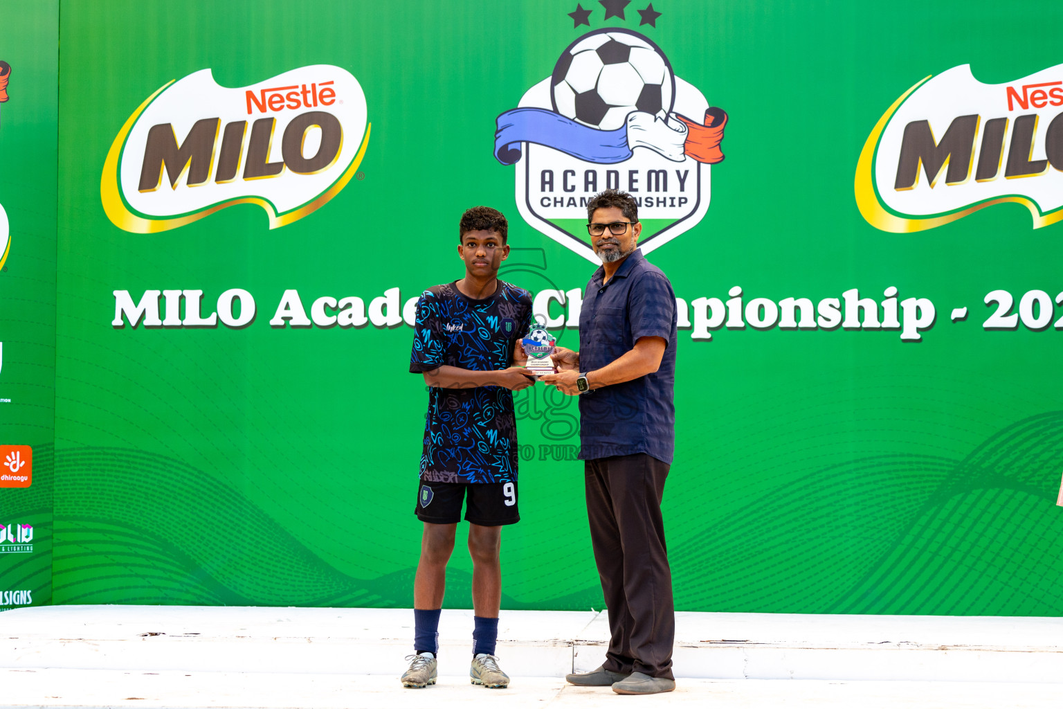 Day 4 of MILO Academy Championship 2024 (U-14) was held in Henveyru Stadium, Male', Maldives on Sunday, 3rd November 2024. Photos: Ismail Thoriq / Images.mv