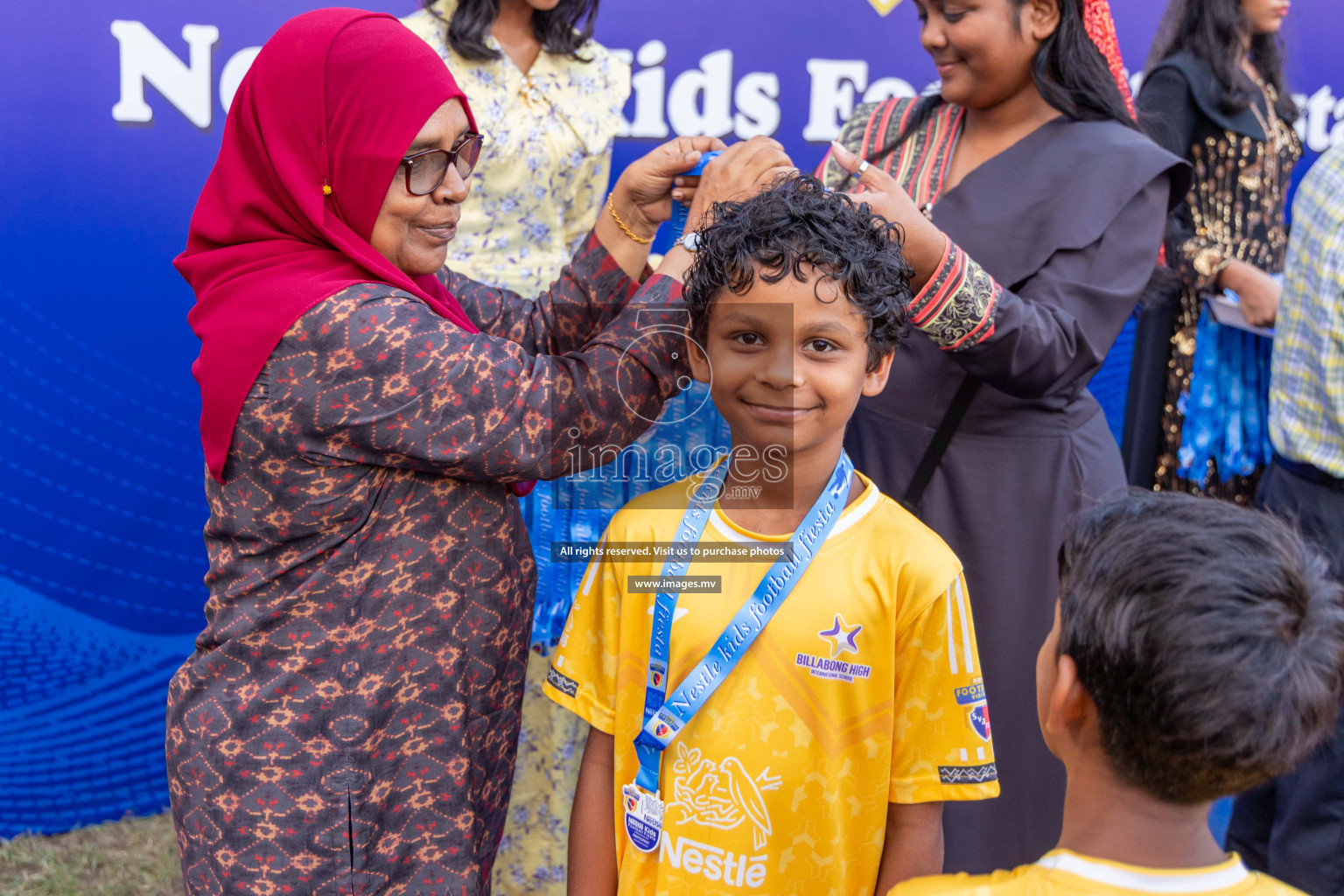 Day 4 of Nestle Kids Football Fiesta, held in Henveyru Football Stadium, Male', Maldives on Saturday, 14th October 2023
Photos: Ismail Thoriq / images.mv