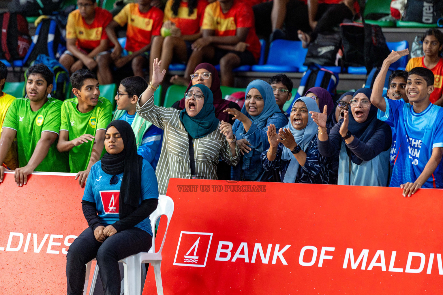 Day 3 of National Swimming Competition 2024 held in Hulhumale', Maldives on Sunday, 15th December 2024. Photos: Hassan Simah / images.mv