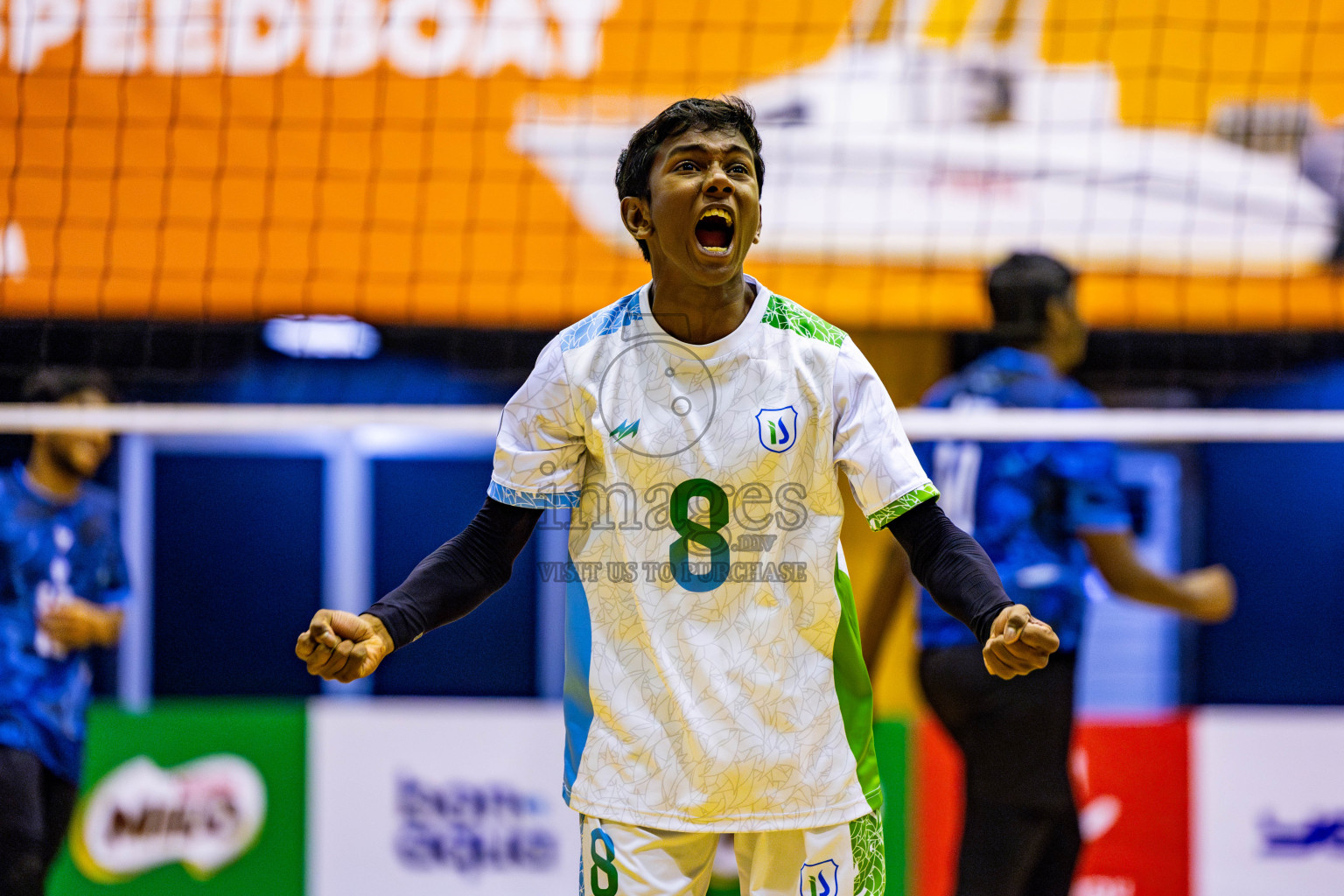 Finals of Interschool Volleyball Tournament 2024 was held in Social Center at Male', Maldives on Friday, 6th December 2024. Photos: Nausham Waheed / images.mv