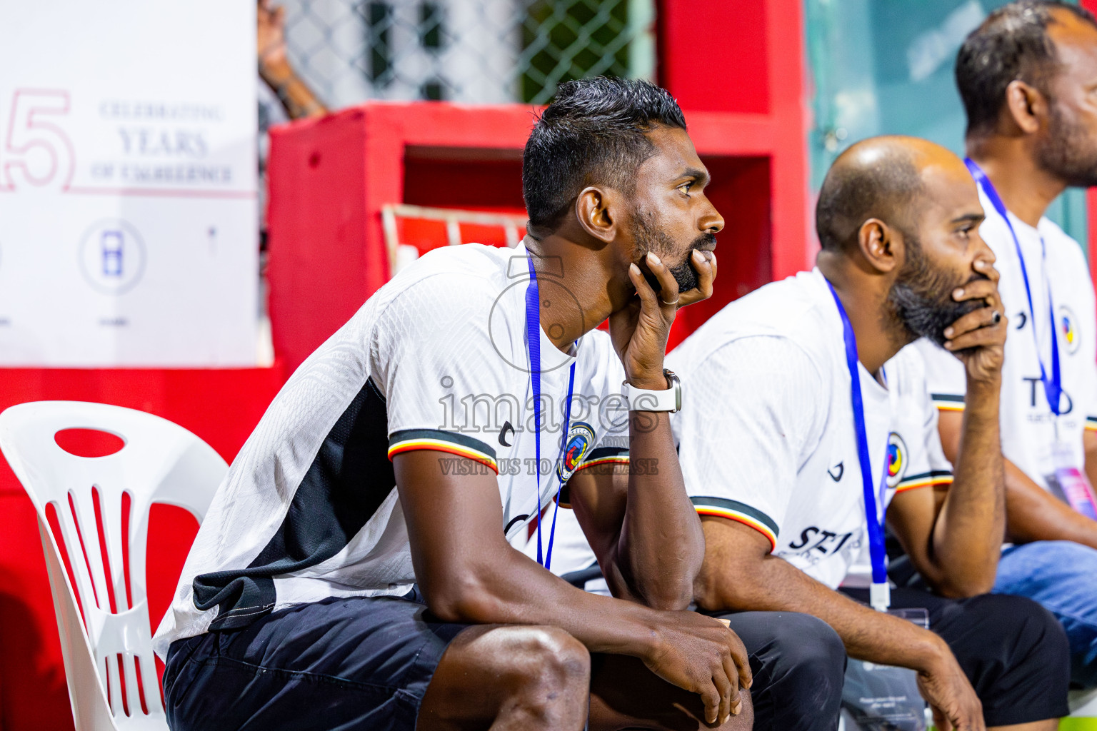 TEAM MACL vs STELCO RC in Quarter Finals of Club Maldives Cup 2024 held in Rehendi Futsal Ground, Hulhumale', Maldives on Wednesday, 9th October 2024. Photos: Nausham Waheed / images.mv