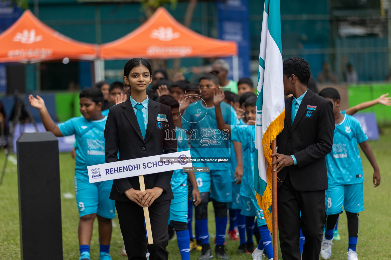 Day 1 of Nestle kids football fiesta, held in Henveyru Football Stadium, Male', Maldives on Wednesday, 11th October 2023 Photos: Shut Abdul Sattar/ Images.mv