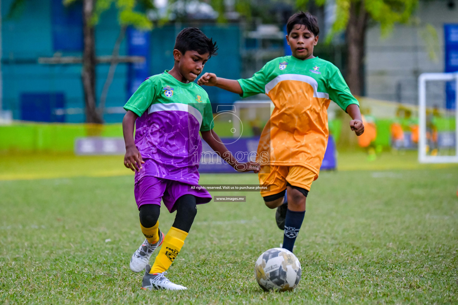 Day 1 of Milo Kids Football Fiesta 2022 was held in Male', Maldives on 19th October 2022. Photos: Nausham Waheed/ images.mv