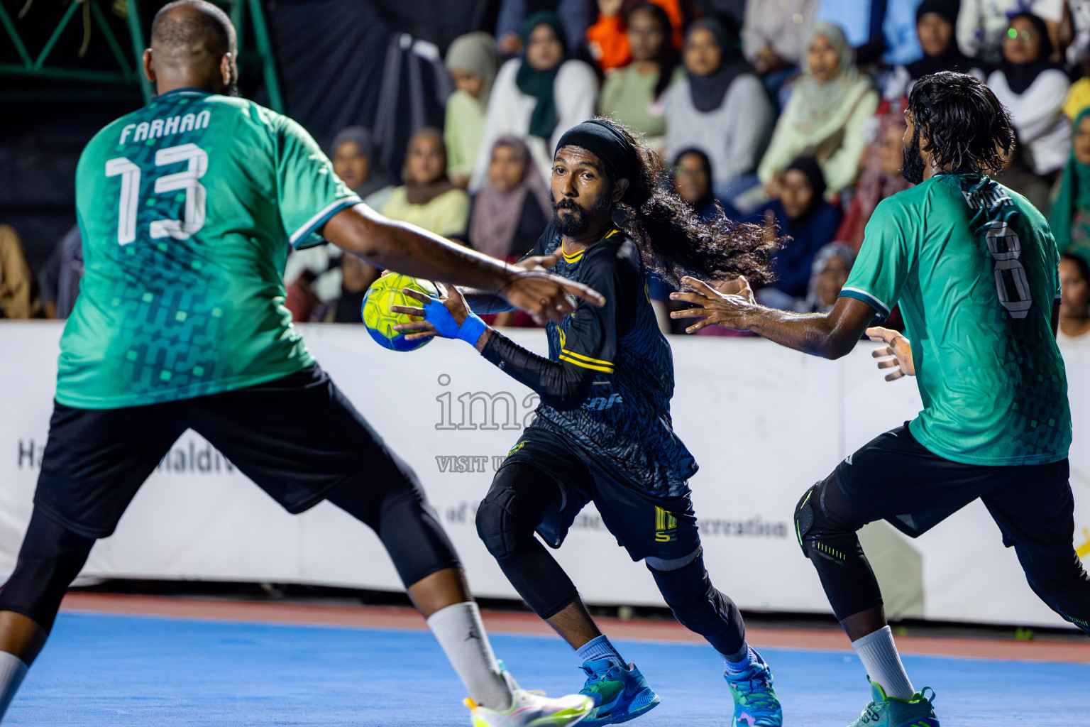 1st Division Final of 8th Inter-Office/Company Handball Tournament 2024, held in Handball ground, Male', Maldives on Tuesday, 11th September 2024 Photos: Nausham Waheed/ Images.mv