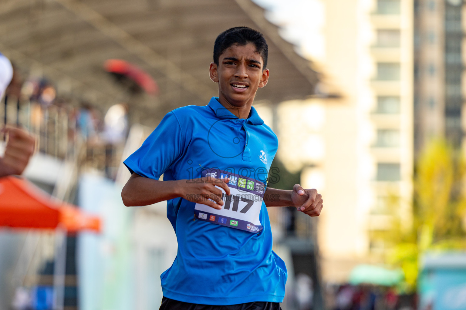 Day 1 of MWSC Interschool Athletics Championships 2024 held in Hulhumale Running Track, Hulhumale, Maldives on Saturday, 9th November 2024. 
Photos by: Hassan Simah / Images.mv