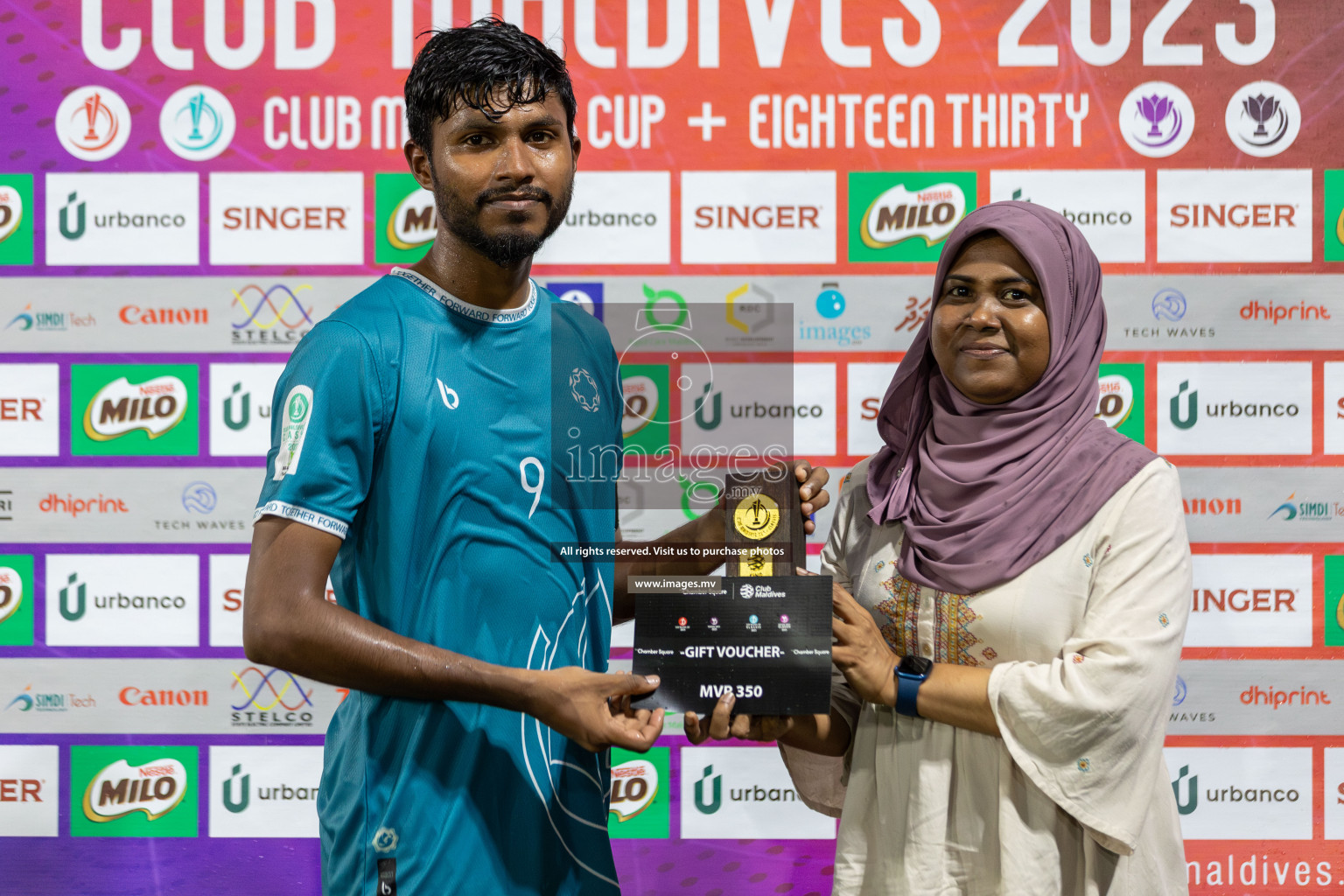 Mira SC vs Umraani Club in Club Maldives Cup Classic 2023 held in Hulhumale, Maldives, on Thursday, 20th July 2023 Photos: Mohamed Mahfooz Moosa / images.mv