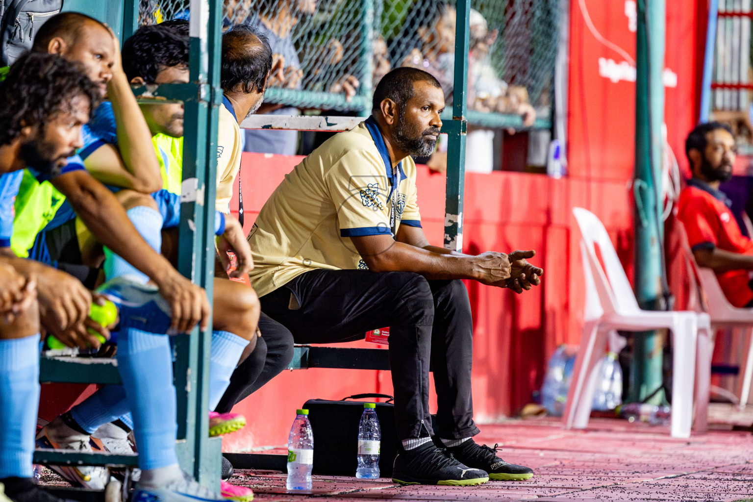 M Maduvvari VS M Dhiggaru in Day 8 of Golden Futsal Challenge 2025 was held on Sunday, 12th January 2025, in Hulhumale', Maldives Photos: Nausham Waheed , Ismail Thoriq / images.mv
