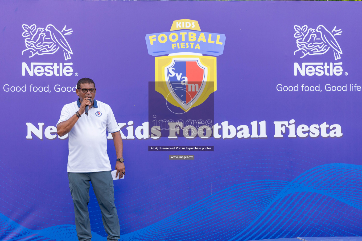 Day 4 of Nestle Kids Football Fiesta, held in Henveyru Football Stadium, Male', Maldives on Saturday, 14th October 2023
Photos: Ismail Thoriq / images.mv