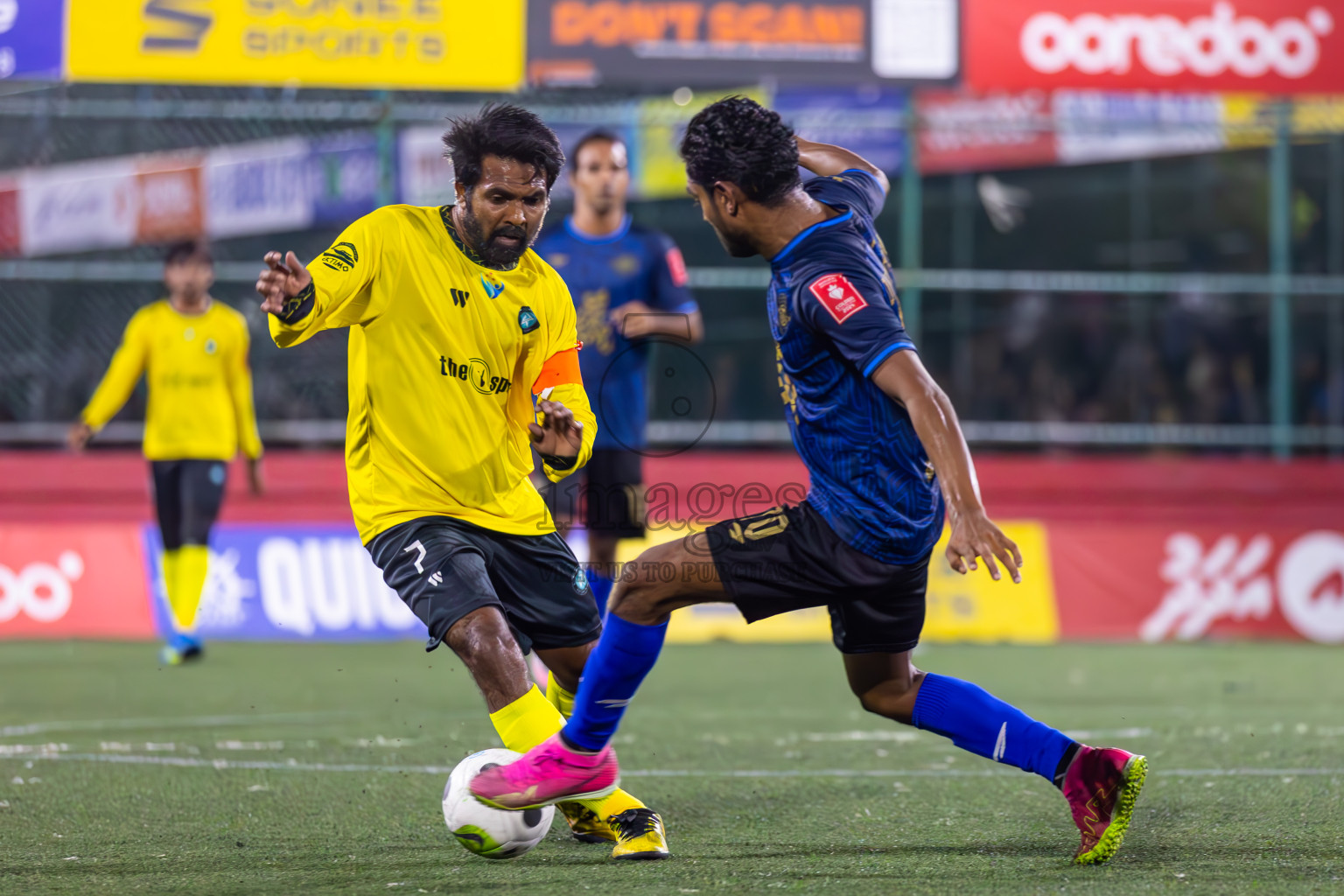 M Dhiggaru vs M Kolhufushi in Day 22 of Golden Futsal Challenge 2024 was held on Monday , 5th February 2024 in Hulhumale', Maldives
Photos: Ismail Thoriq / images.mv