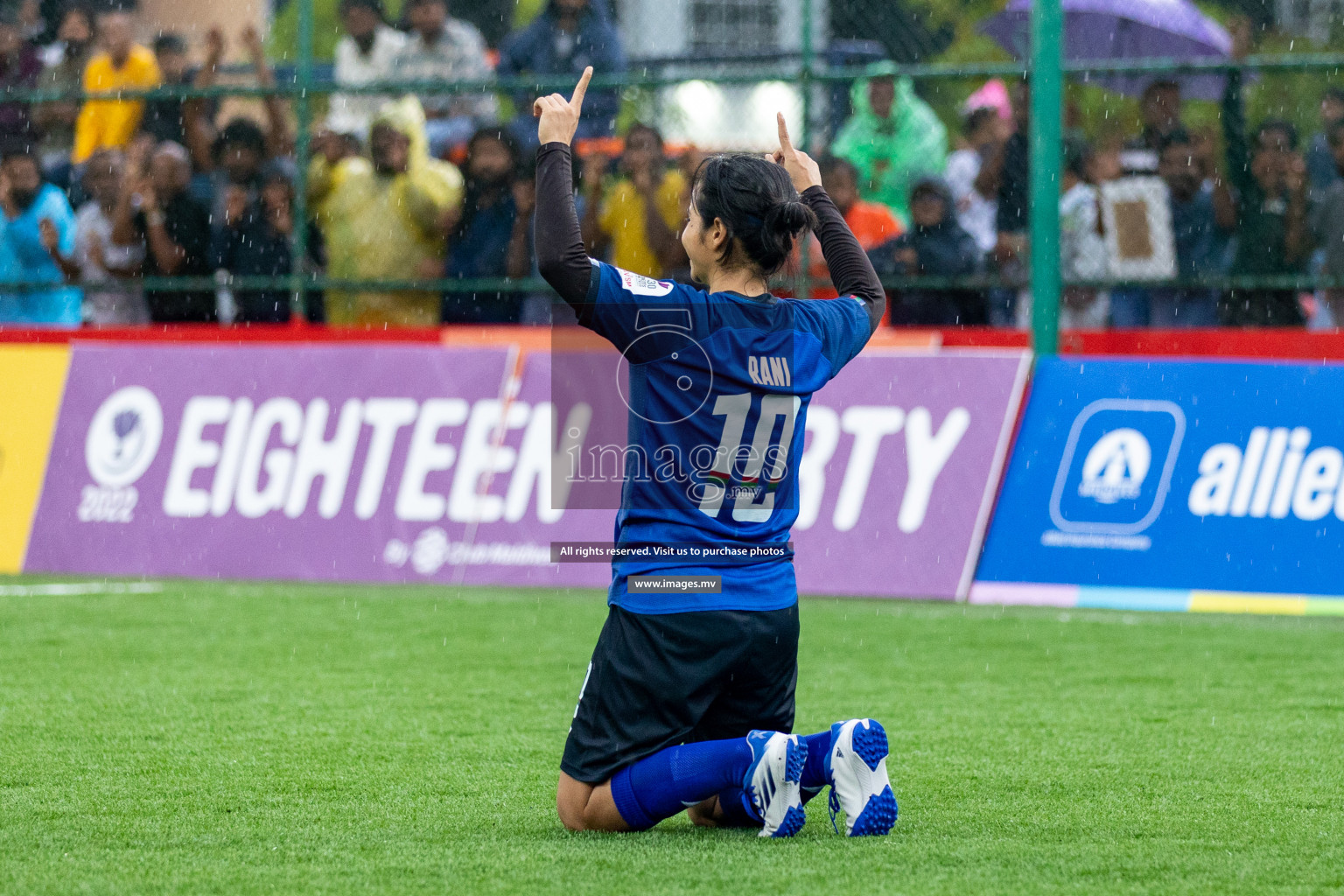 WAMCO vs Team Fenaka in Eighteen Thirty Women's Futsal Fiesta 2022 was held in Hulhumale', Maldives on Friday, 14th October 2022. Photos: Hassan Simah / images.mv