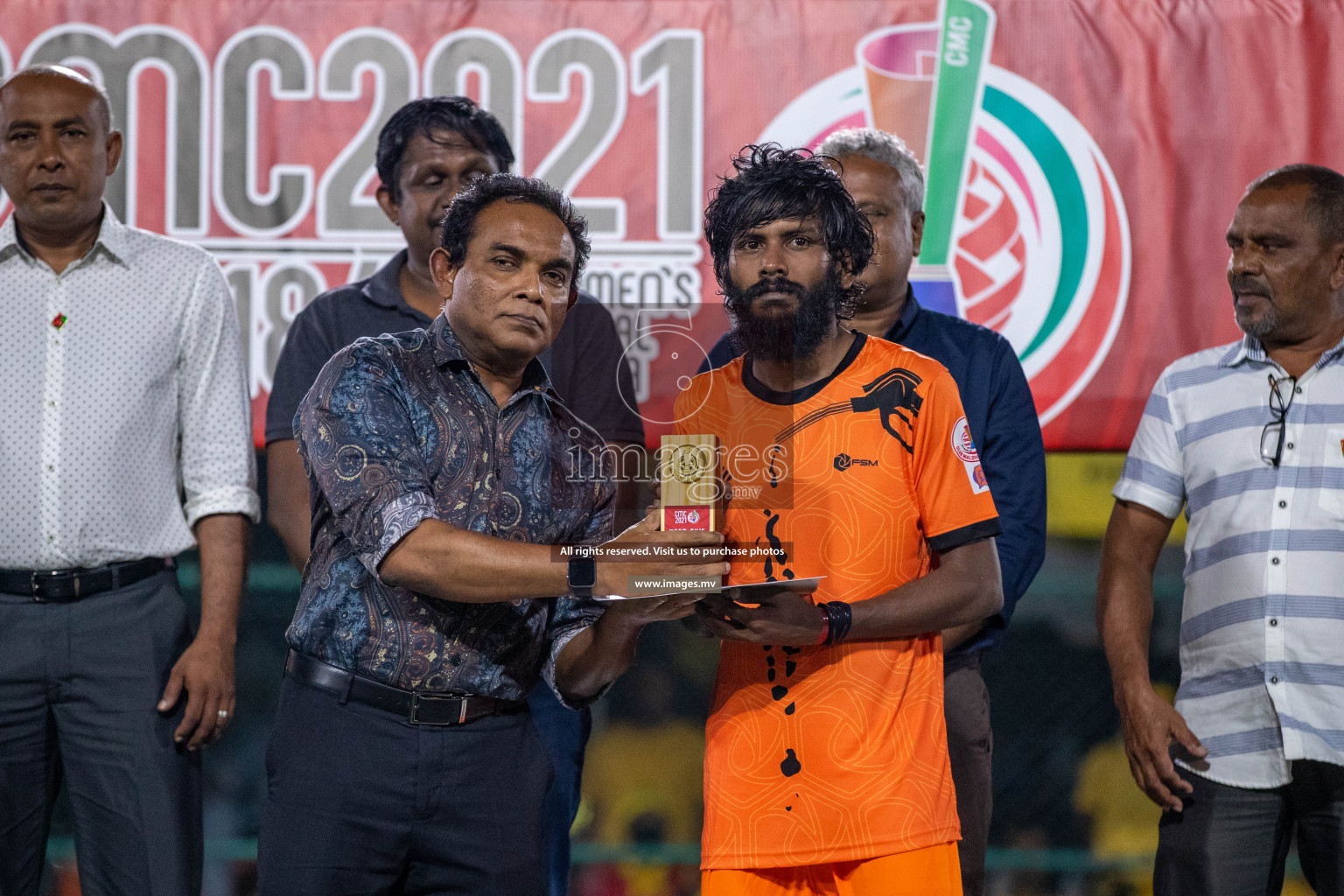 RRC Vs FSM in the Semi Finals of Club Maldives 2021 held in Hulhumale, Maldives on 19 December 2021. Photos: Ismail Thoriq / images.mv