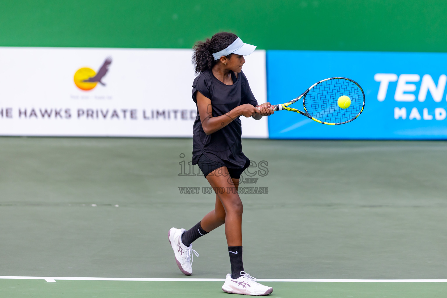 Day 7 of ATF Maldives Junior Open Tennis was held in Male' Tennis Court, Male', Maldives on Wednesday, 18th December 2024. Photos: Nausham Waheed/ images.mv