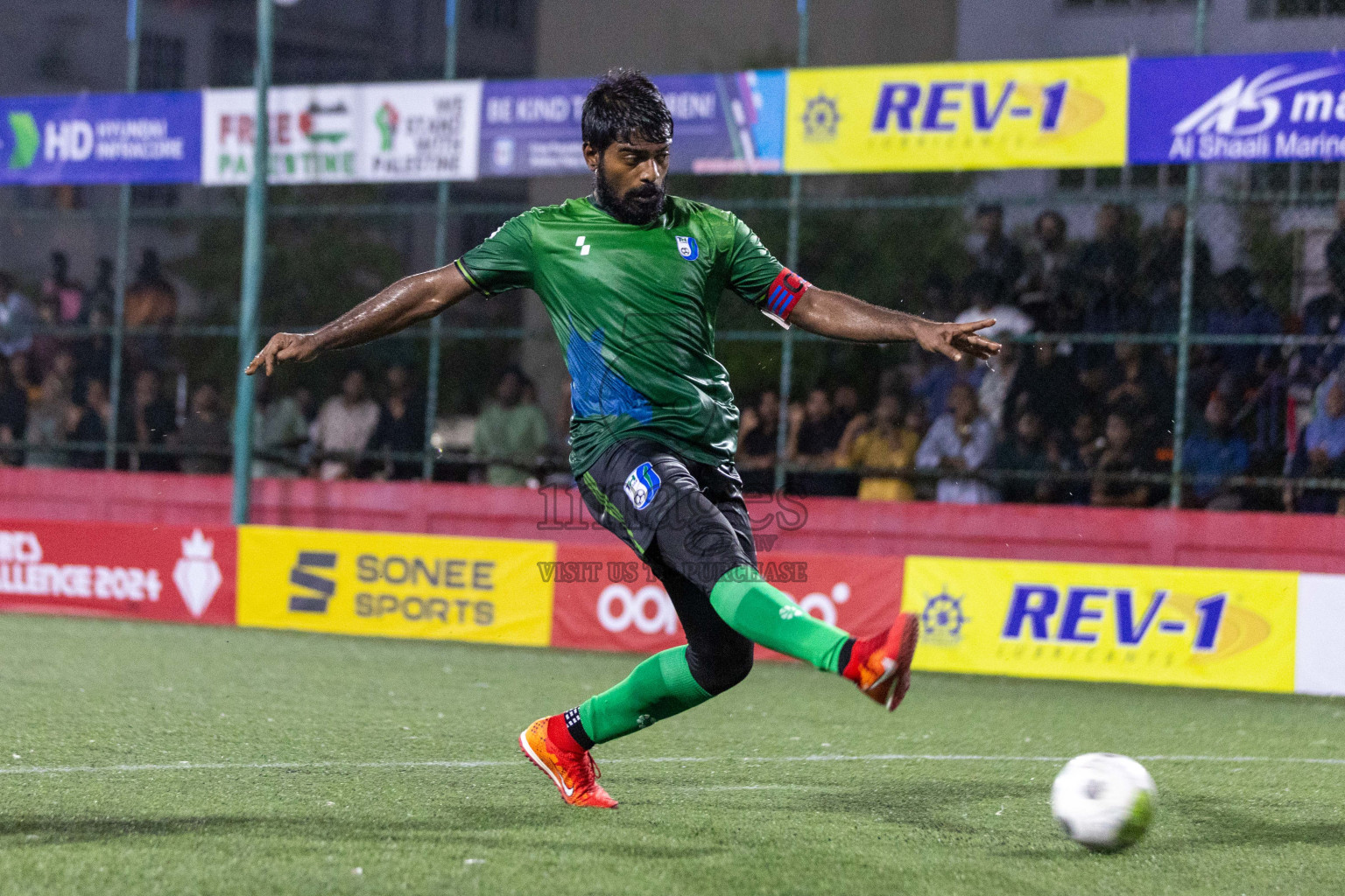 HDh Hanimaadhoo vs HDh Makunudhoo in Day 10 of Golden Futsal Challenge 2024 was held on Tuesday, 23rd January 2024, in Hulhumale', Maldives Photos: Nausham Waheed / images.mv