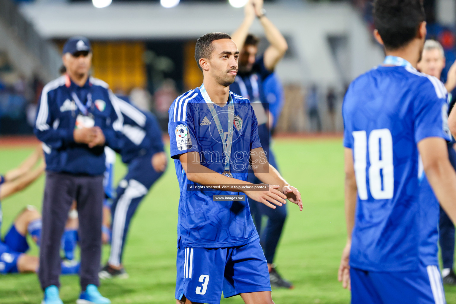 Kuwait vs India in the Final of SAFF Championship 2023 held in Sree Kanteerava Stadium, Bengaluru, India, on Tuesday, 4th July 2023. Photos: Nausham Waheed / images.mv