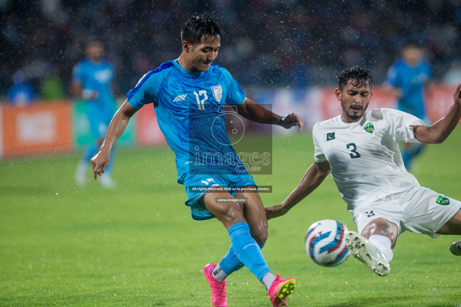 India vs Pakistan in the opening match of SAFF Championship 2023 held in Sree Kanteerava Stadium, Bengaluru, India, on Wednesday, 21st June 2023. Photos: Nausham Waheed / images.mv