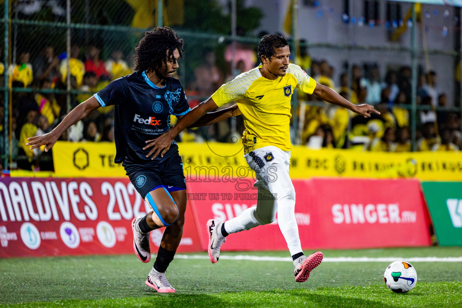 RRC vs Club TTS in Round of 16 of Club Maldives Cup 2024 held in Rehendi Futsal Ground, Hulhumale', Maldives on Tuesday, 8th October 2024. Photos: Nausham Waheed / images.mv