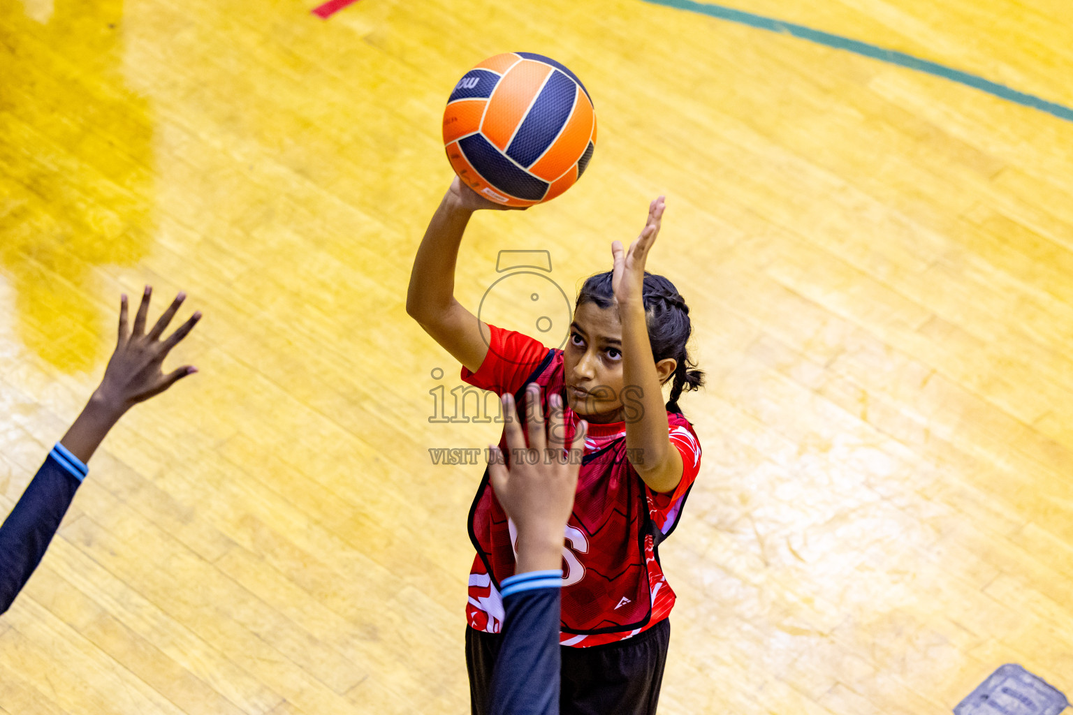 Day 10 of 25th Inter-School Netball Tournament was held in Social Center at Male', Maldives on Tuesday, 20th August 2024. Photos: Nausham Waheed / images.mv