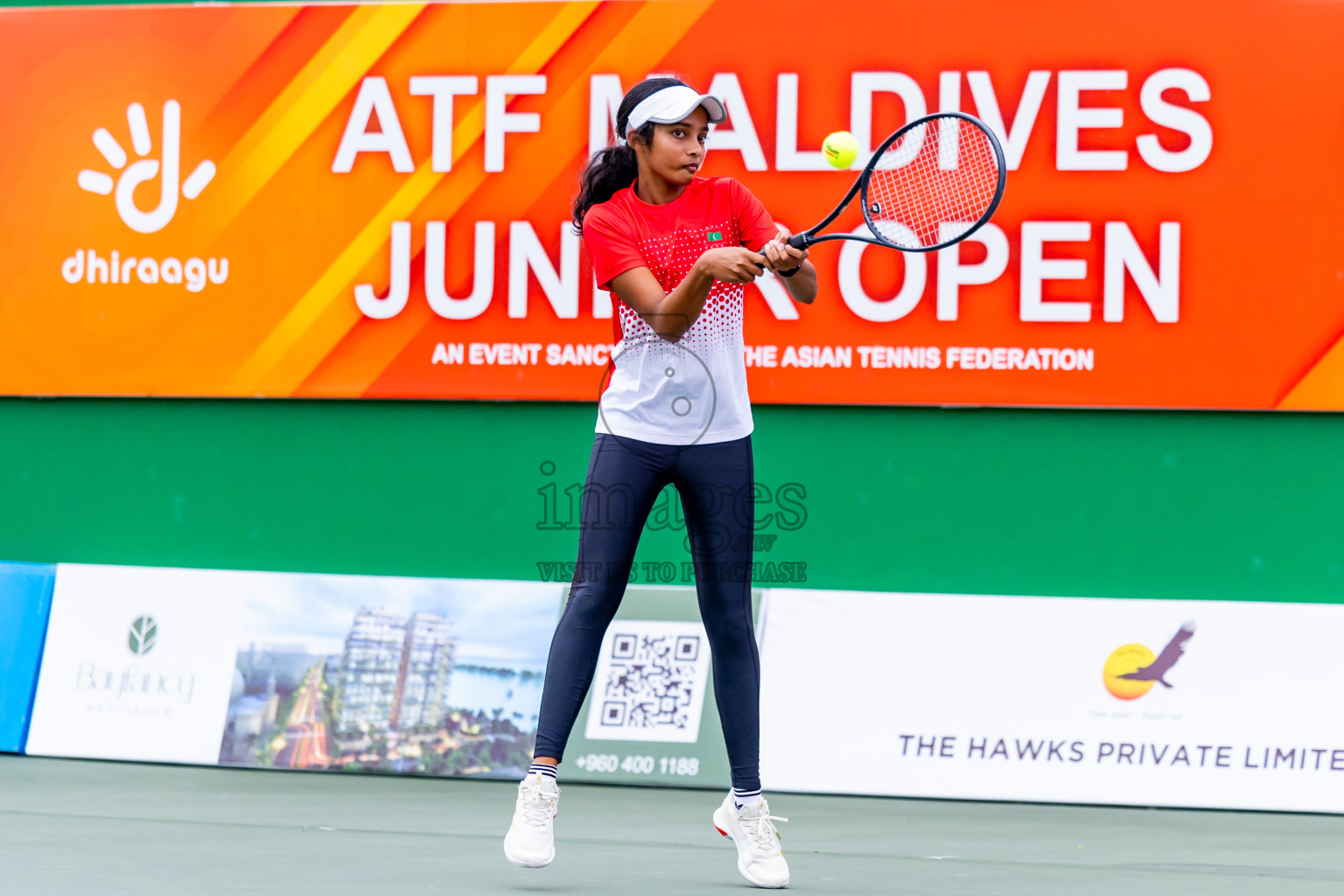 Day 5 of ATF Maldives Junior Open Tennis was held in Male' Tennis Court, Male', Maldives on Monday, 16th December 2024. Photos: Nausham Waheed/ images.mv