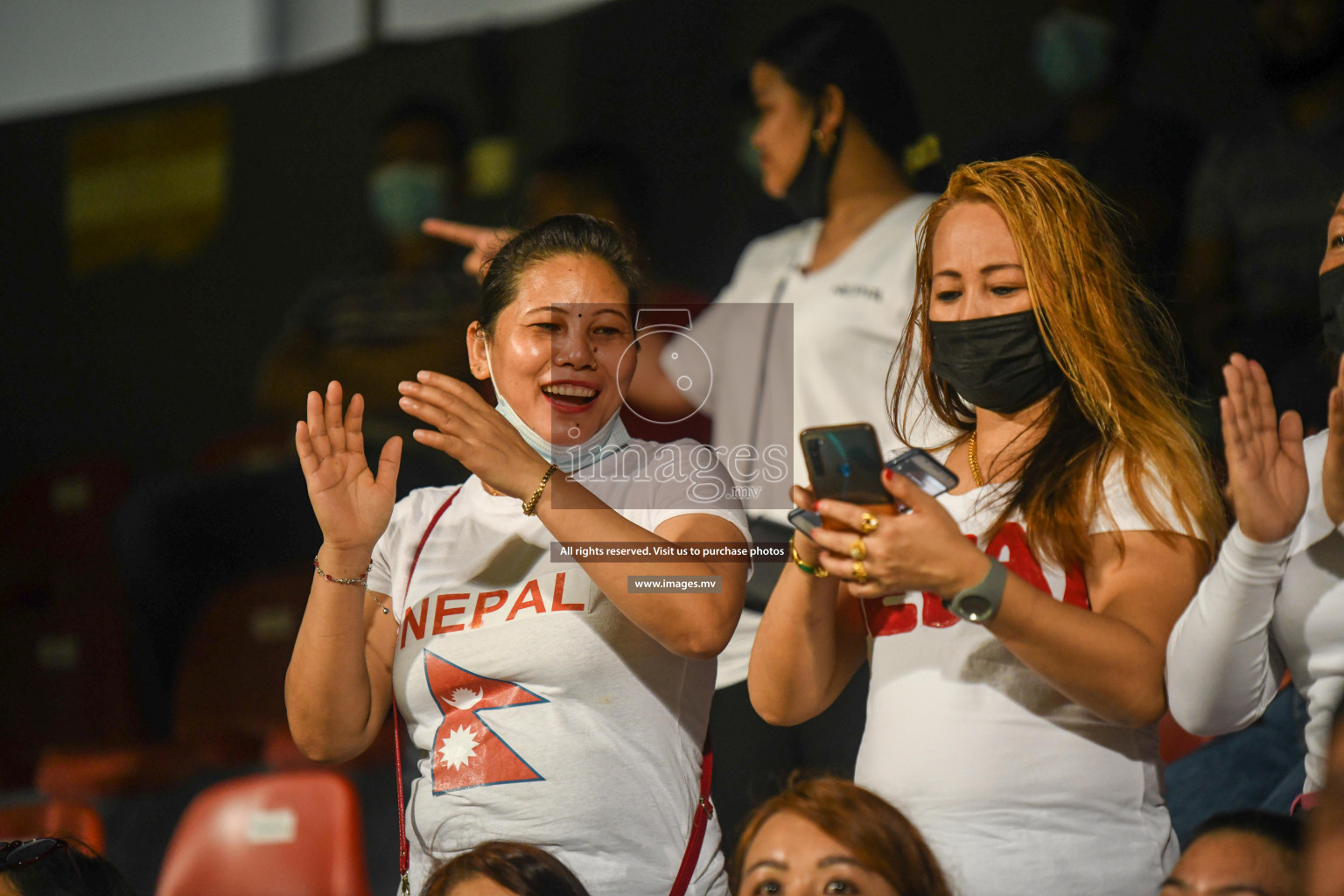 Nepal vs Sri Lanka in SAFF Championship 2021 held on 4th October 2021 in Galolhu National Stadium, Male', Maldives