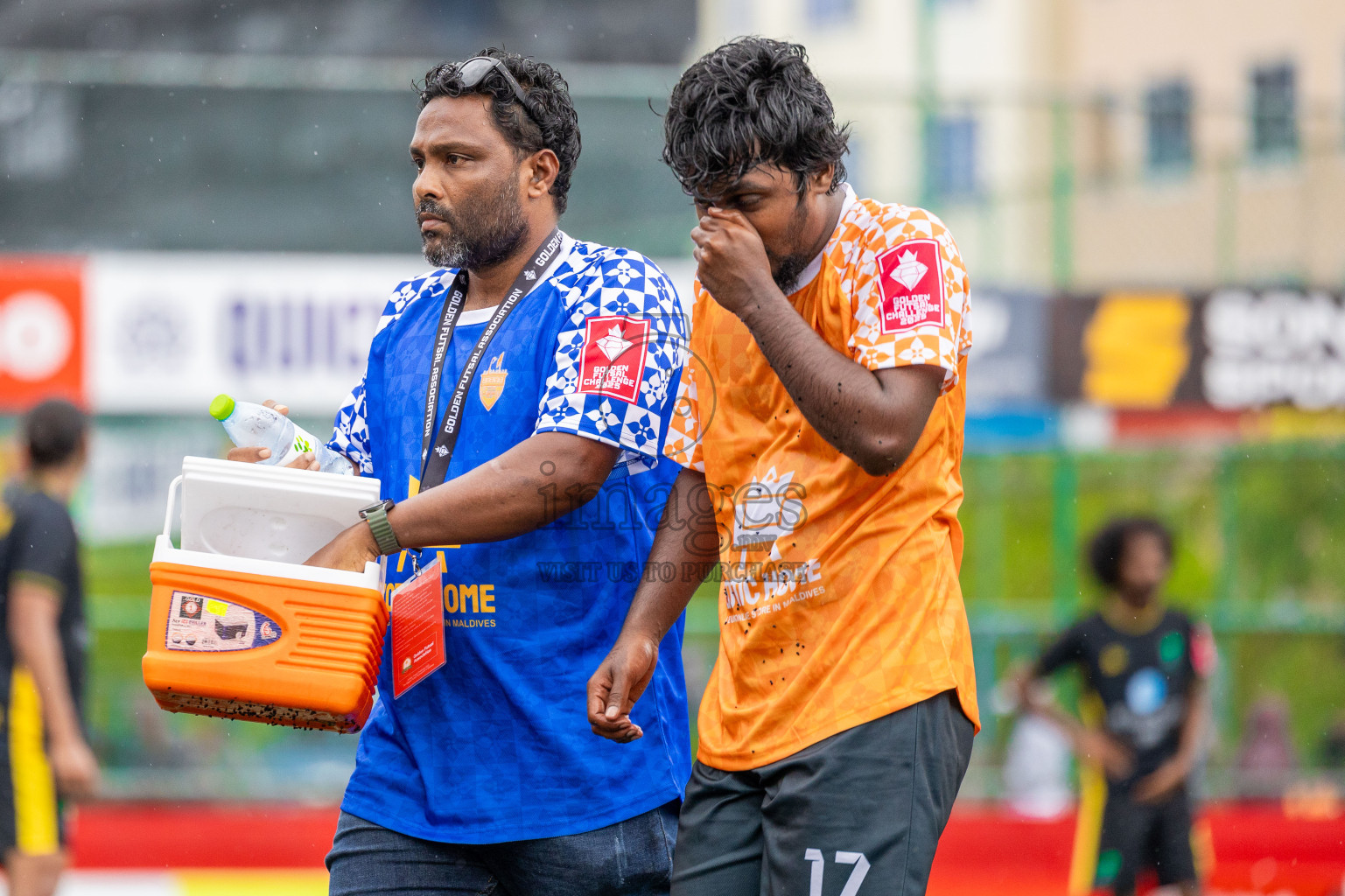 ADh Dhangethi vs ADh Hangnaameedhoo in Day 10 of Golden Futsal Challenge 2025 was held on Tuesday, 14th January 2025, in Hulhumale', Maldives Photos: Shuu Abdul Sattar / images.mv
